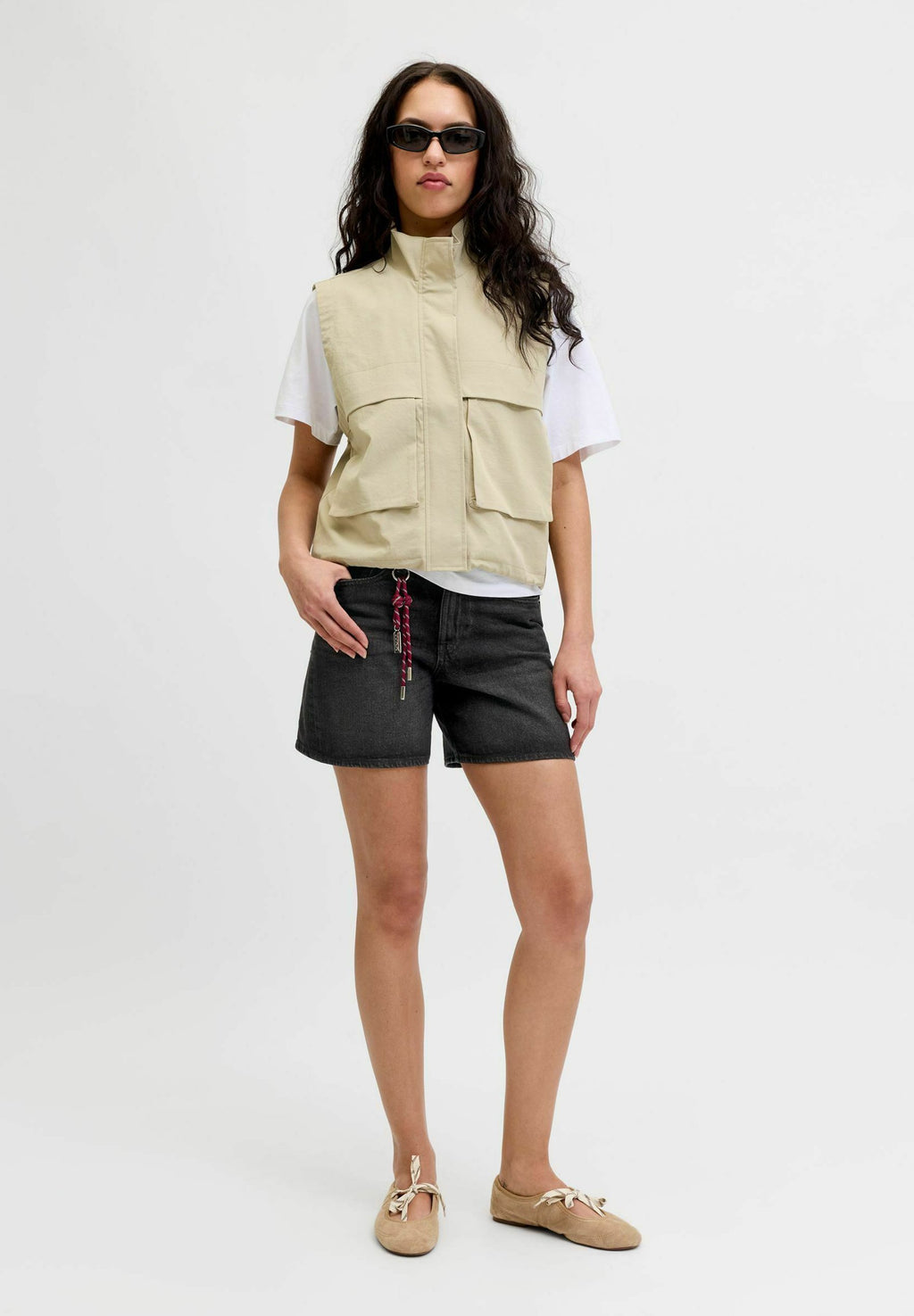 Denim JXSEVILLE Denim - Denim shorts - black denim