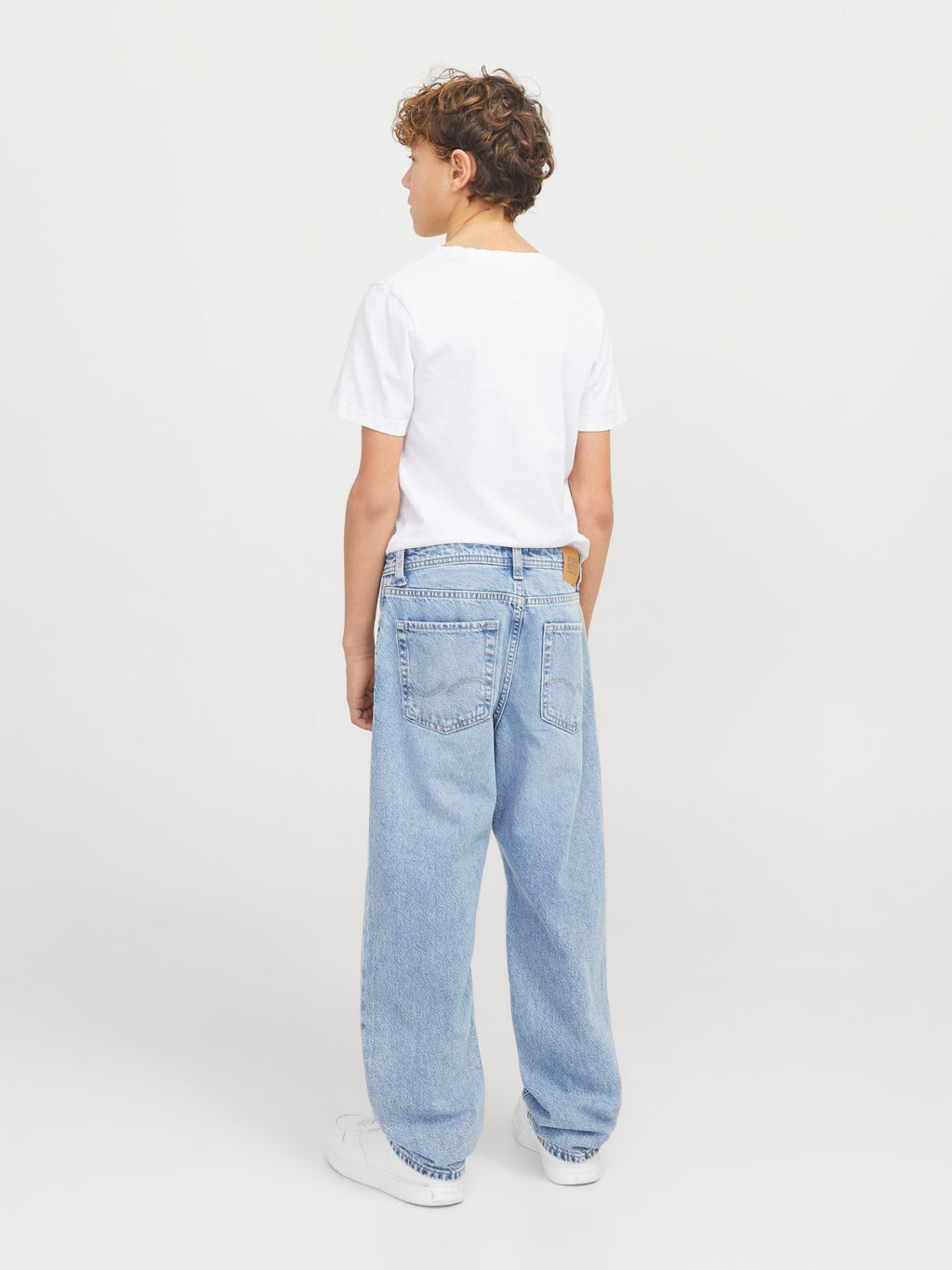 Relaxed Fit JJICHRIS JJORIGINAL SQ 855 NOOS JNR Junior - Jean droit - denim bleu