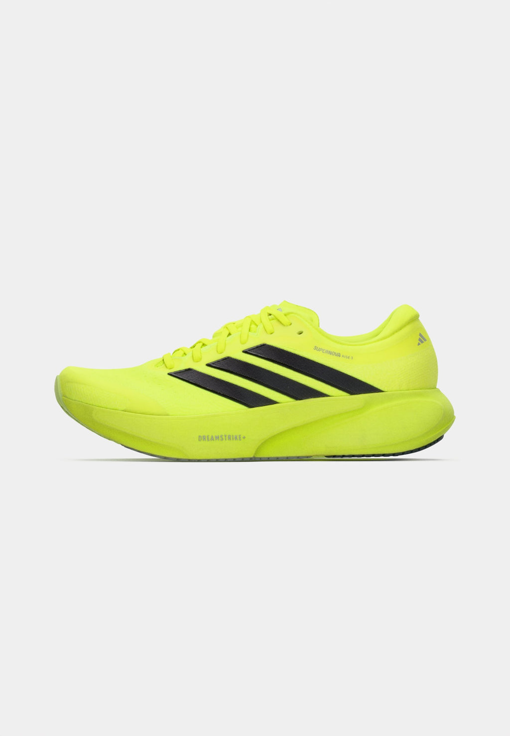 SUPERNOVA RISE 3 M - Road running shoes - solar yellow/core black/silver-coloured metallic