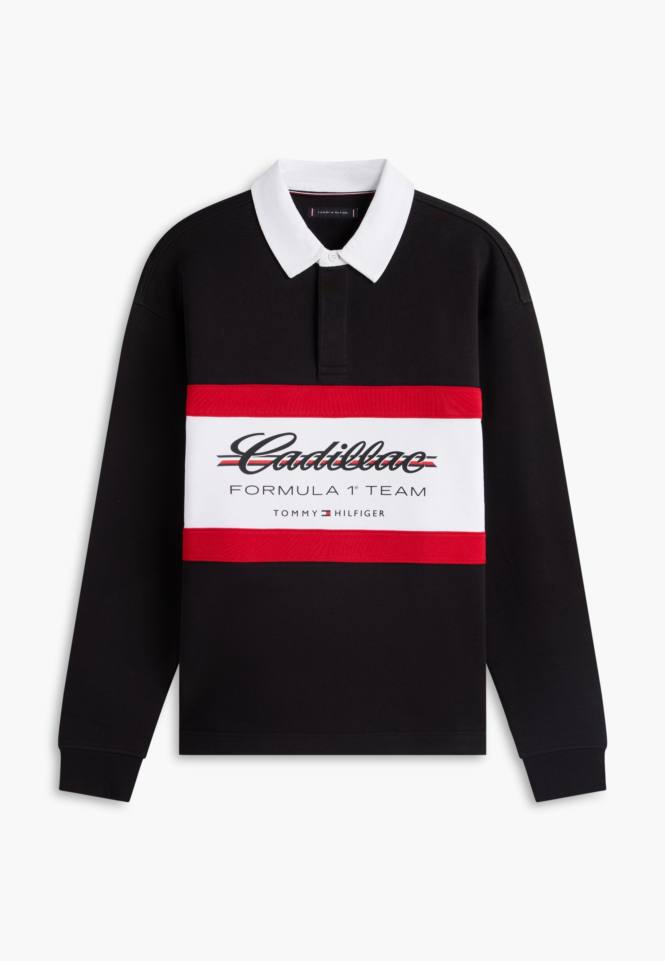 TH X CADILLAC FORMULA 1 TEAM LS PANELLED RUGBY UNISEX - Sweatshirt - black