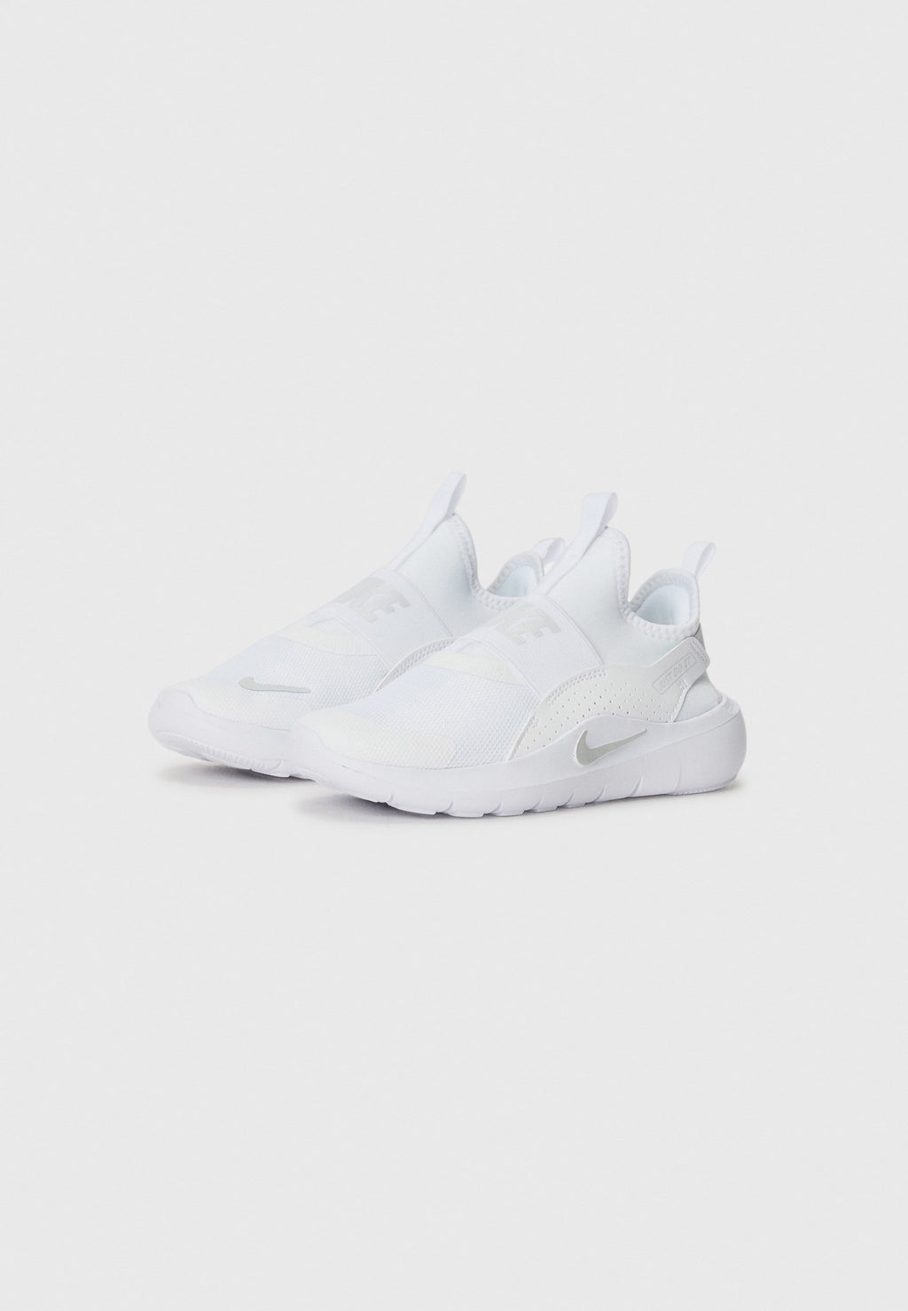 FLEX RUNNER UNISEX - Road running shoes - white/platinum-coloured tint/white