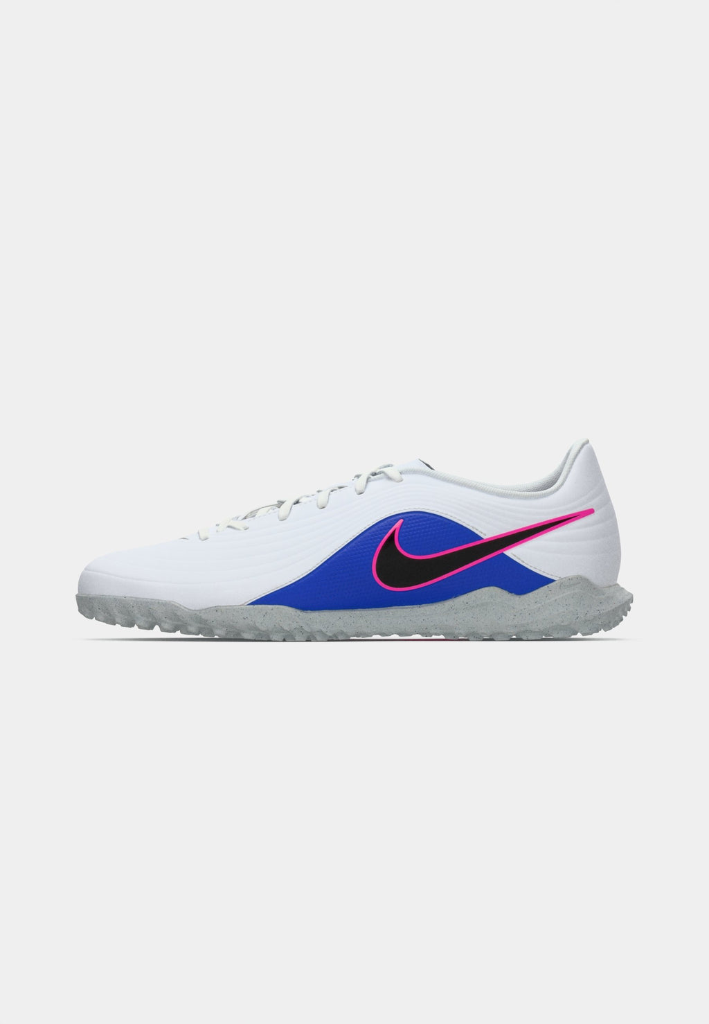 TIEMPO MAESTRO CLUB TF UNISEX - أحذية كرة قدم عشب - أبيض/أسود/أزرق متسابق/انفجار وردي
