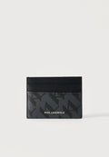 IKON MONOGRAM CARDHOLDER - Wallet - black