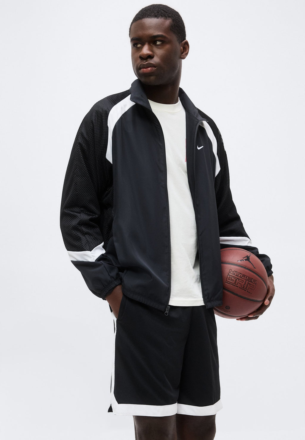 DNA SHORT - Sports shorts - black/white