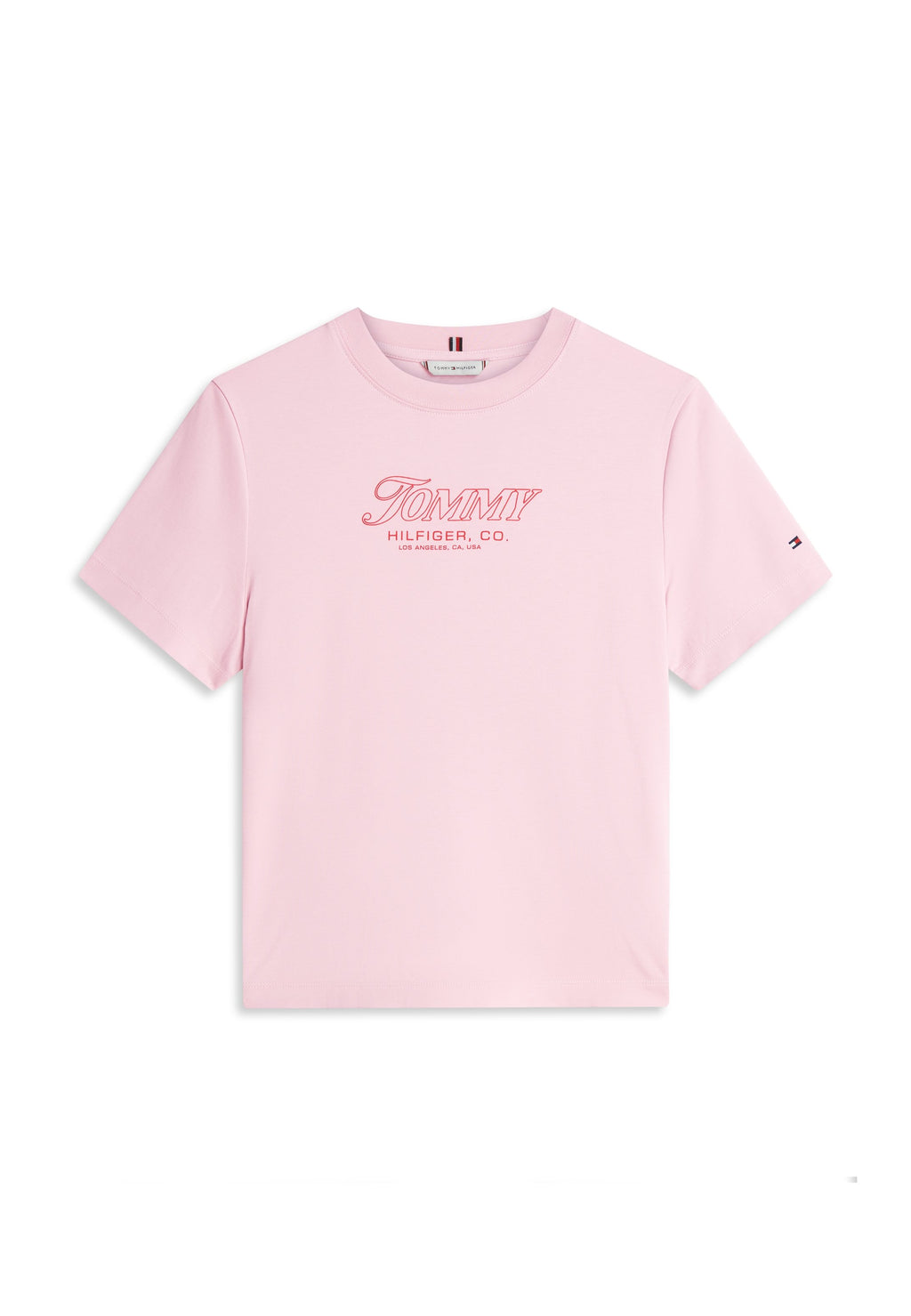 T-SHIRT EN MAILLE INTERLOCK AVEC LOGO - T-shirt imprimé - bonita pink