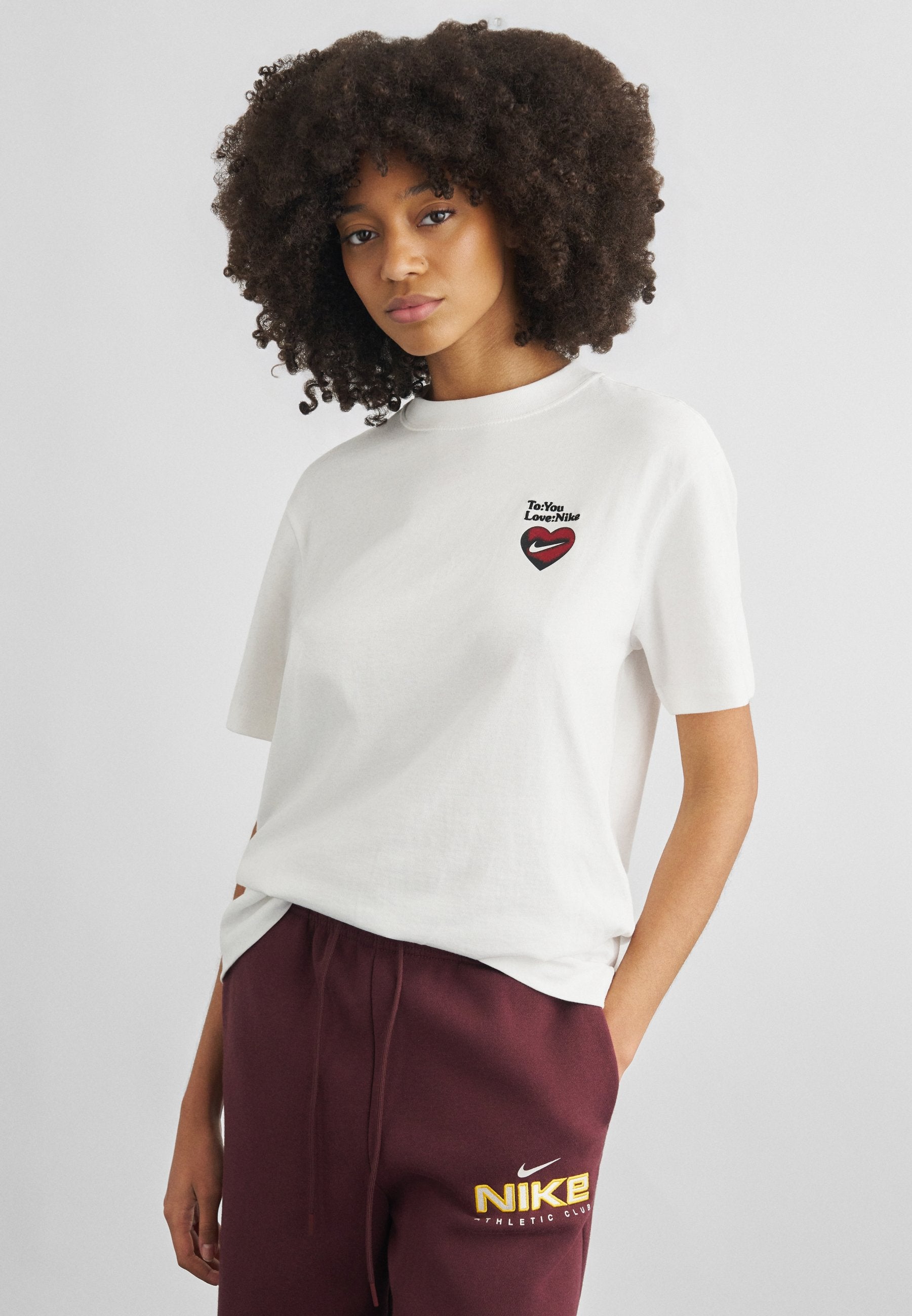 TEE AMPLE - T-shirt imprimé - blanc