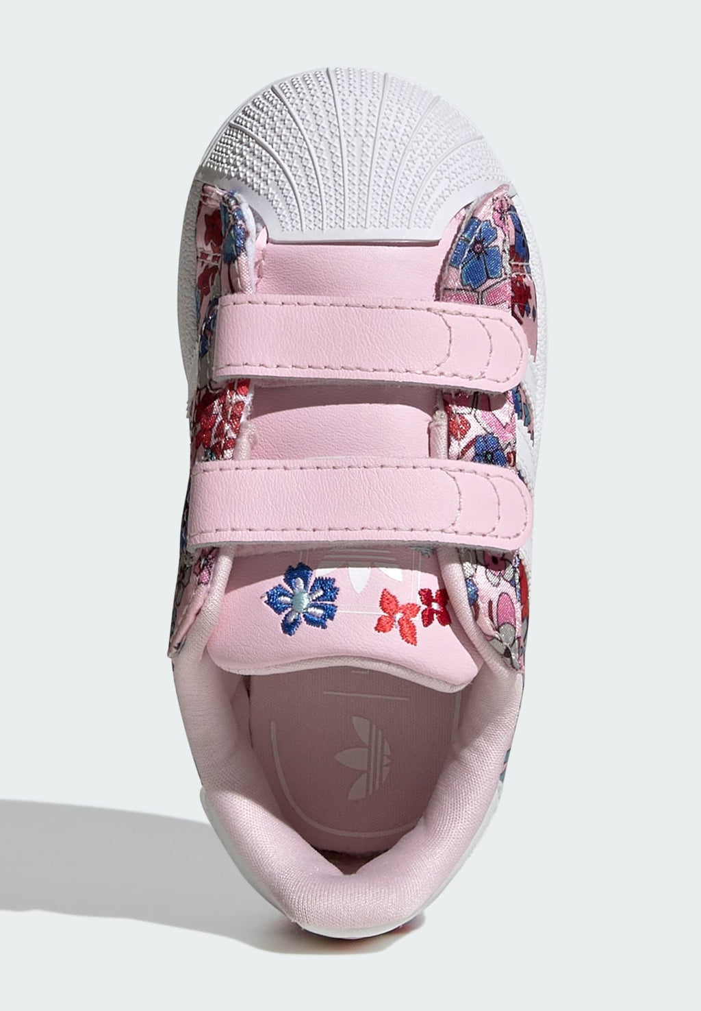 LIBERTY LONDON SUPERSTAR II - Baby shoes - clear pink/ftwr white/light pink