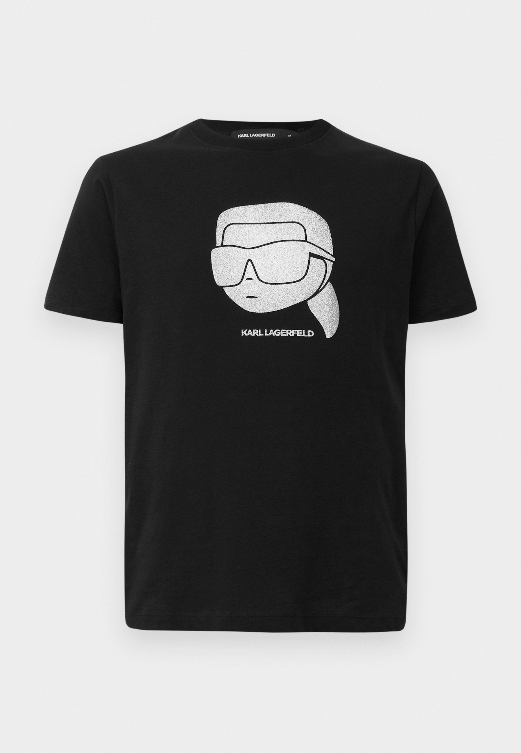 CREW NECK - Print T-shirt - silver coloured