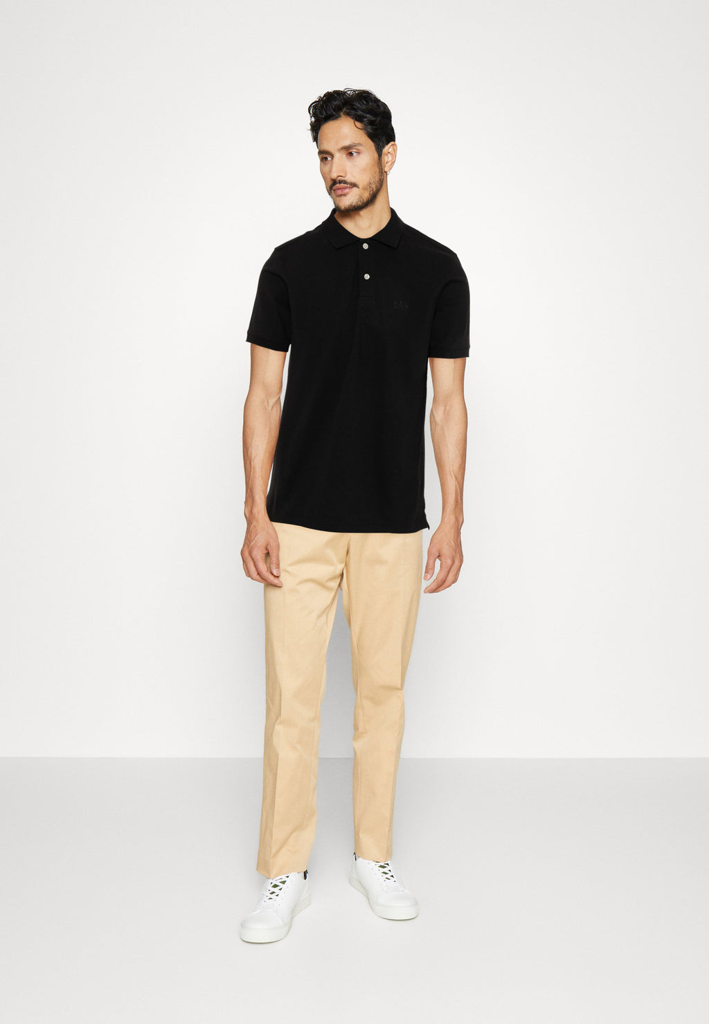 LOGO - Polo shirt - black