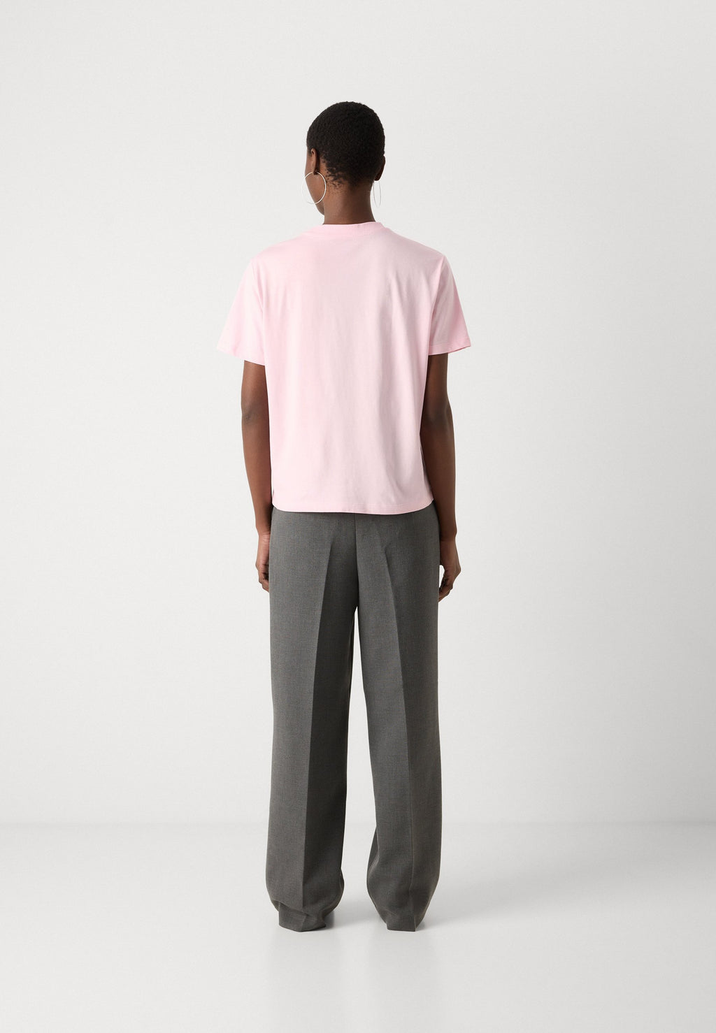 MONOLOGO TEE 2 PACK - Basic T-shirt - pink / white