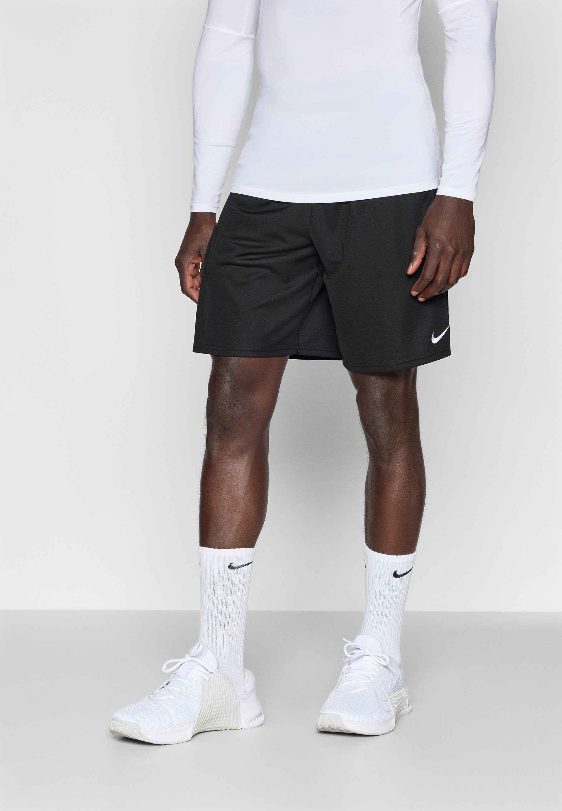 FLEX SHORT - Sports shorts - black/white