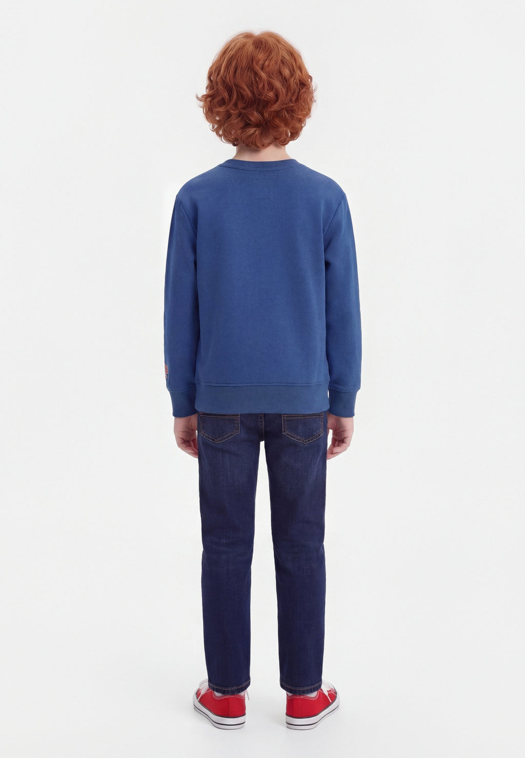 RELAXED CREW - Sweatshirt - blue