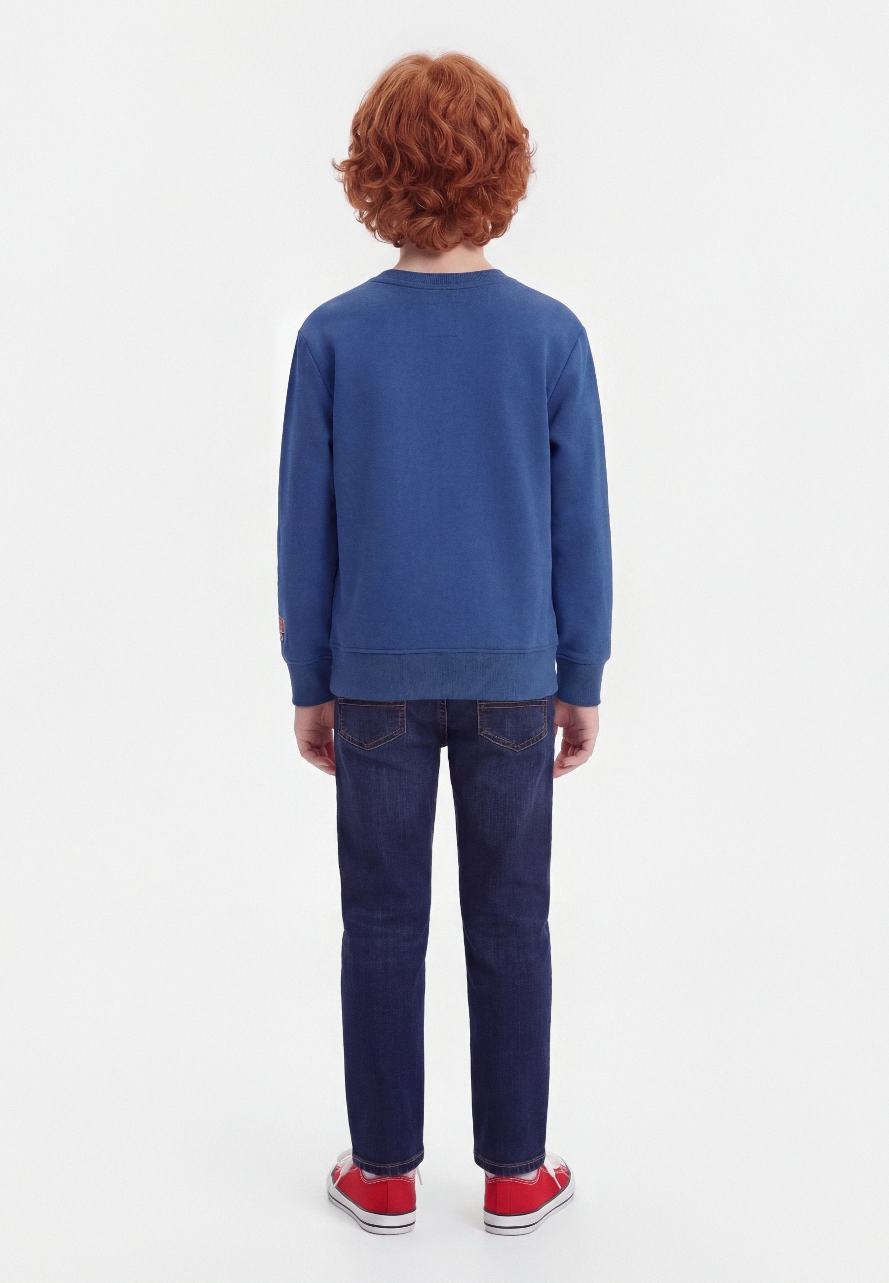 RELAXED CREW - Sweatshirt - blue
