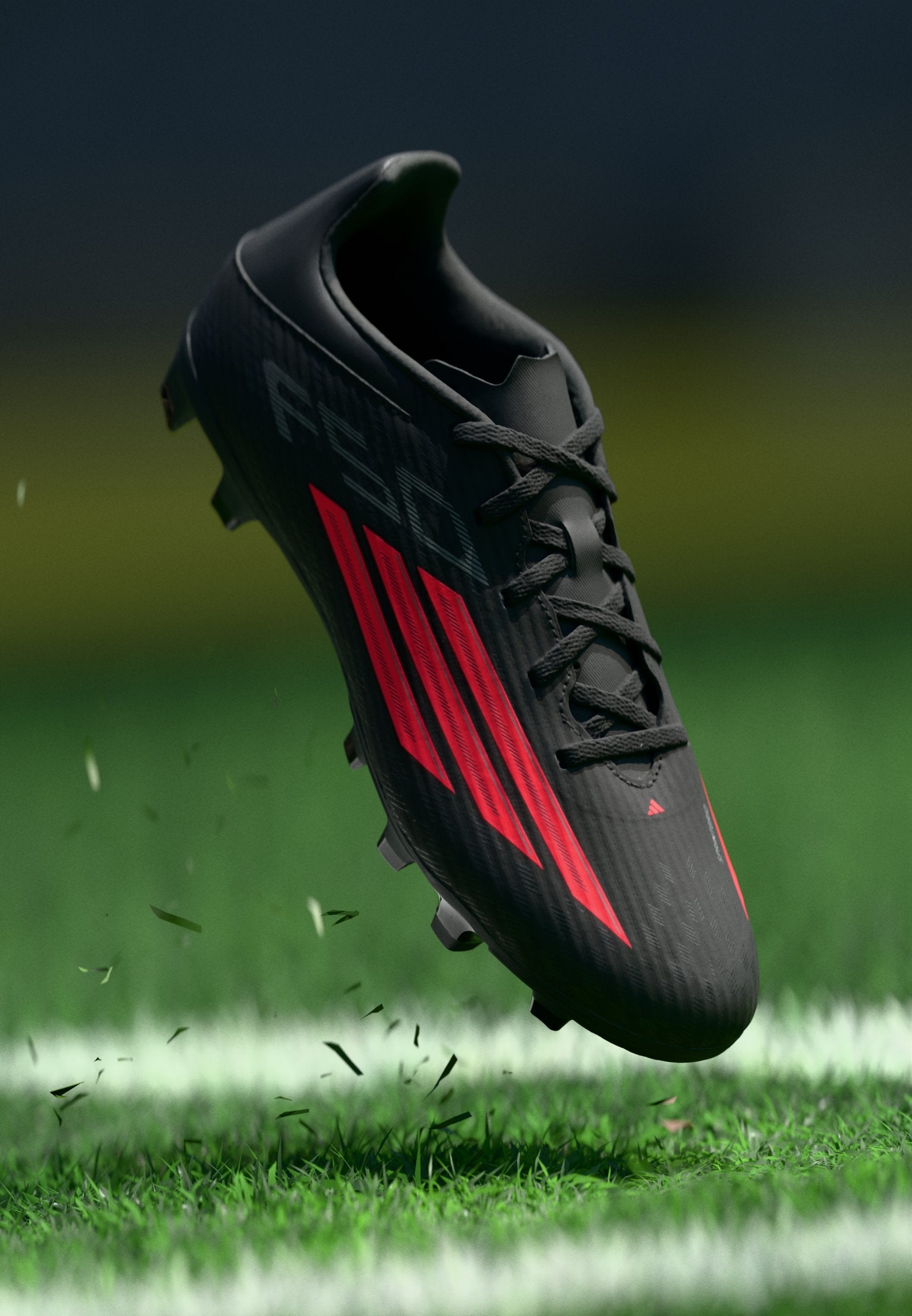 F50 CLUB MULTI - Crampons de foot sur terrain synthétique - core black/lucid red