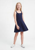 LOGO TANK DRESS - Jersey dress - navy uniform