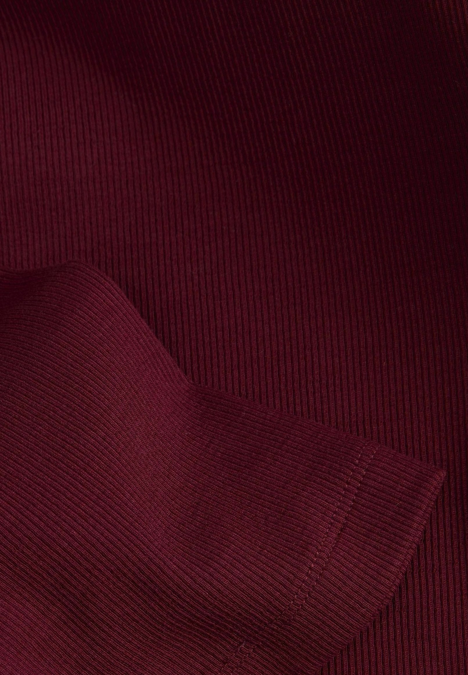 JXFIFI STR 3/4 BOATNECK TOP JRS NOOS - Haut à manches longues - cabernet