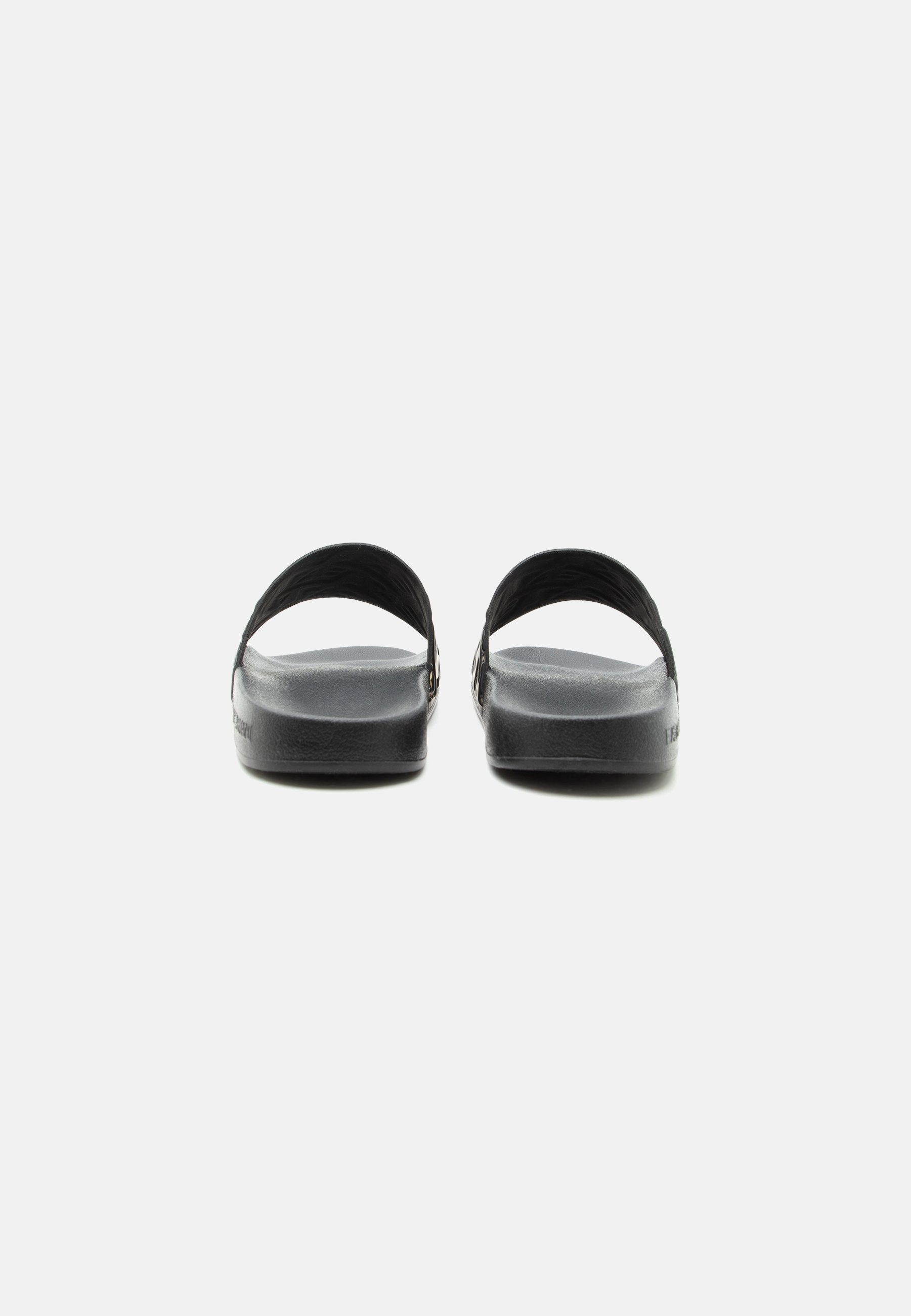 VISIBILITY SLIPPER UNISEX - Pool slides - black/gold-coloured