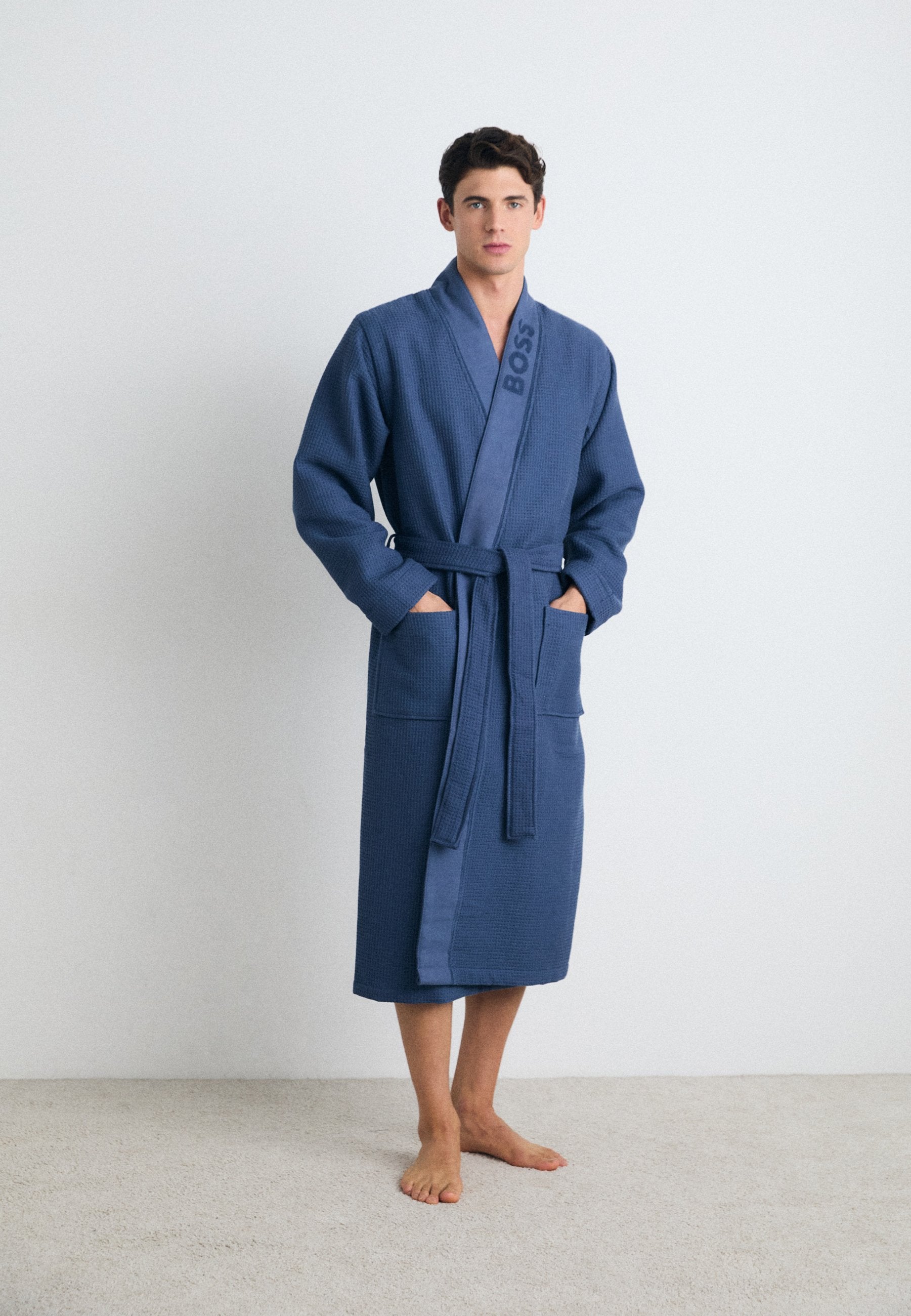 KIMONO - Dressing gown - medium blue