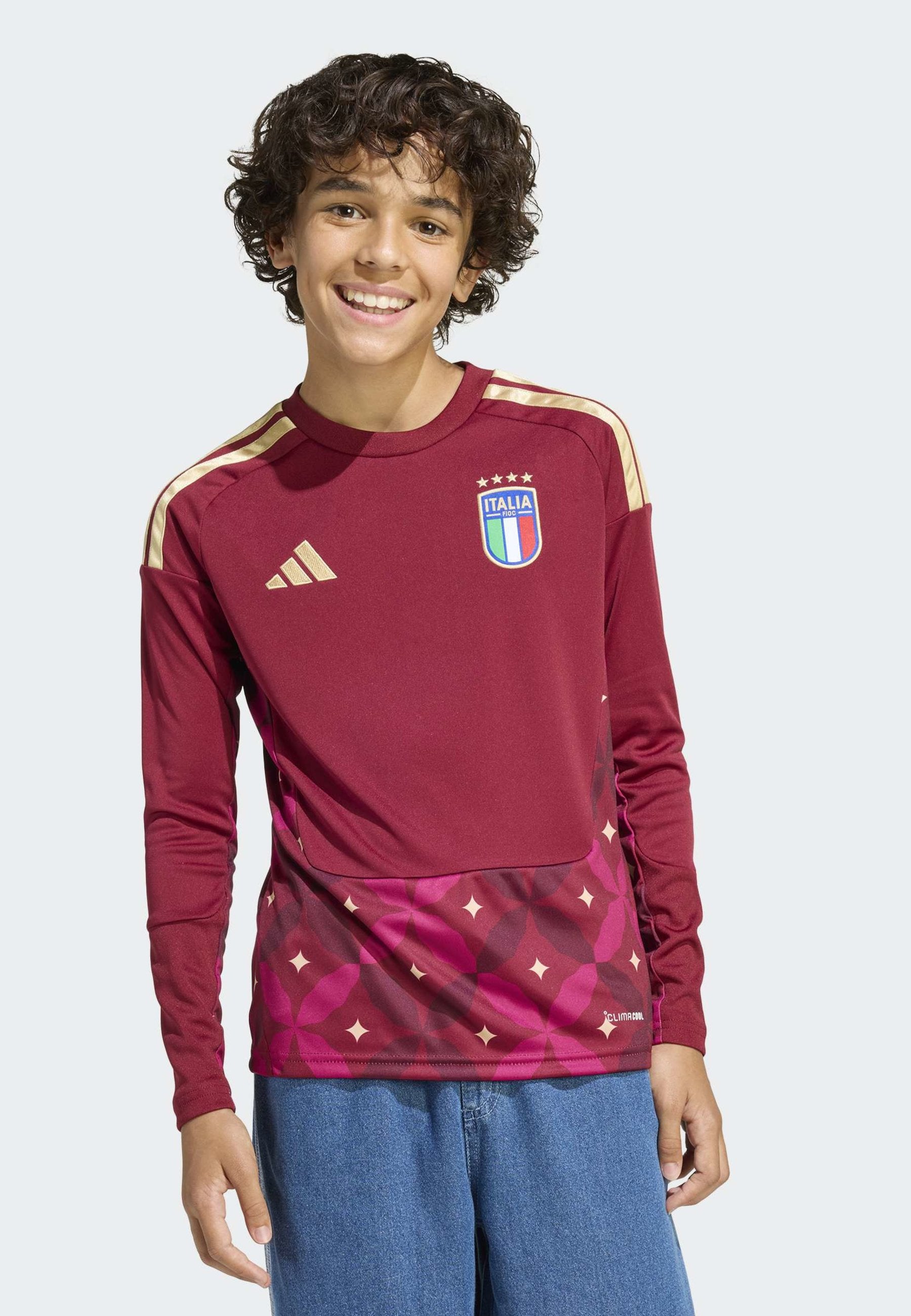 ITALY 26 HOME GOALKEEPER LONG SLEEVE - National team wear - team coll burgundy