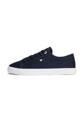ENAMEL FLAG CANVAS TRAINERS - Trainers - space blue