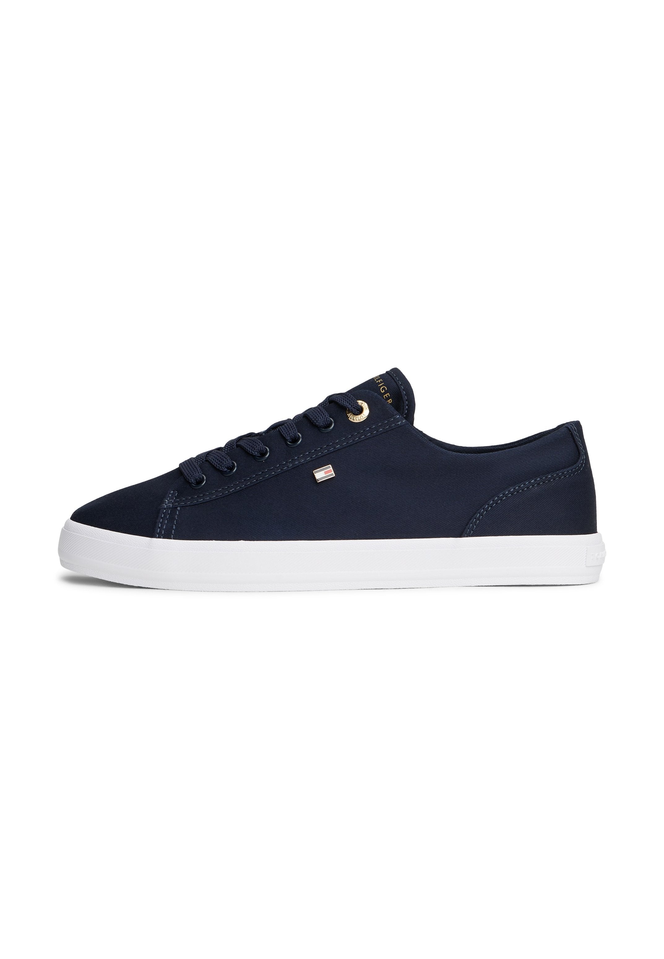 ENAMEL FLAG CANVAS TRAINERS - Trainers - space blue