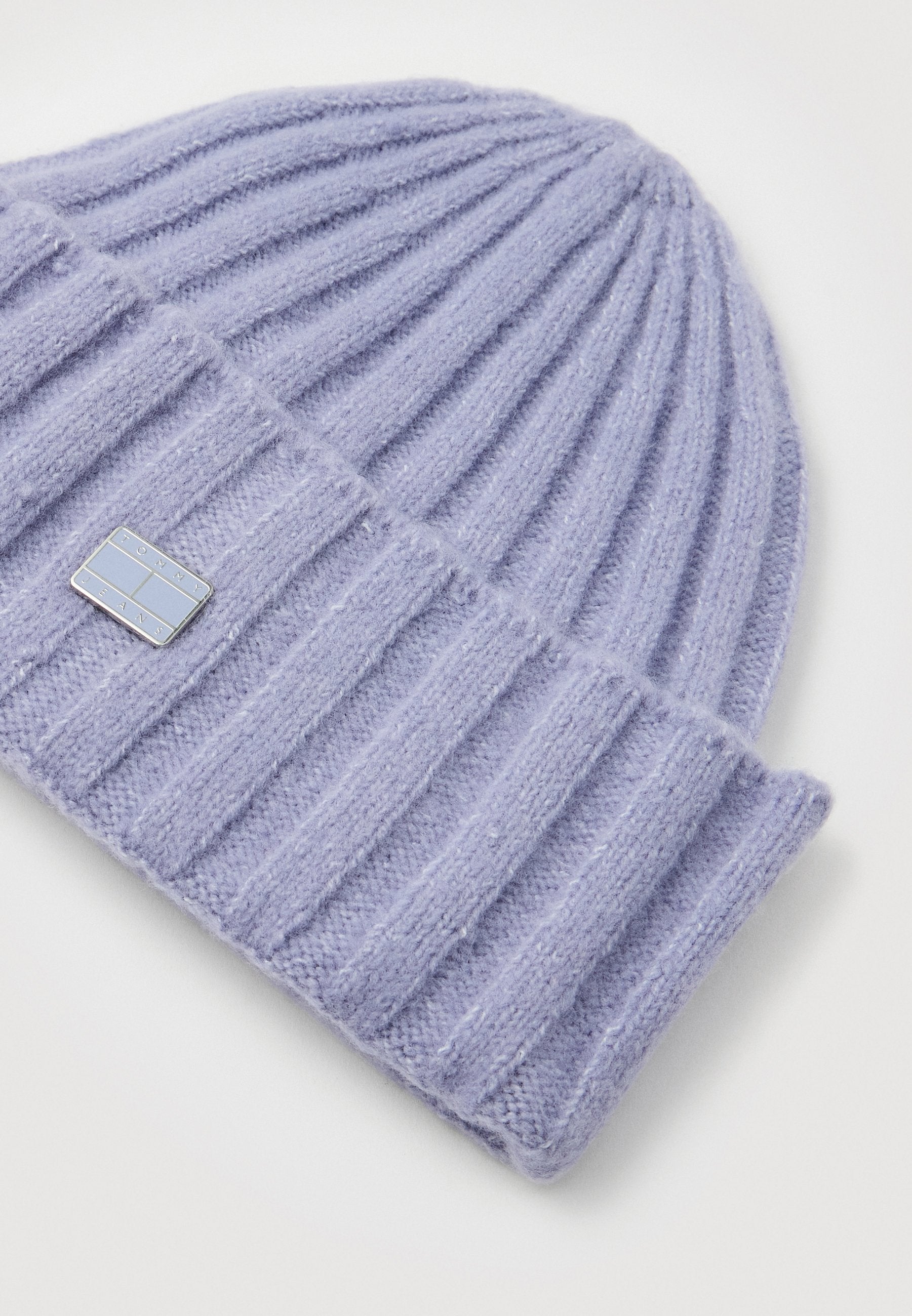 HERITAGE PLAQUE WOOL BLEND BEANIE - Beanie - periwinkle dusk