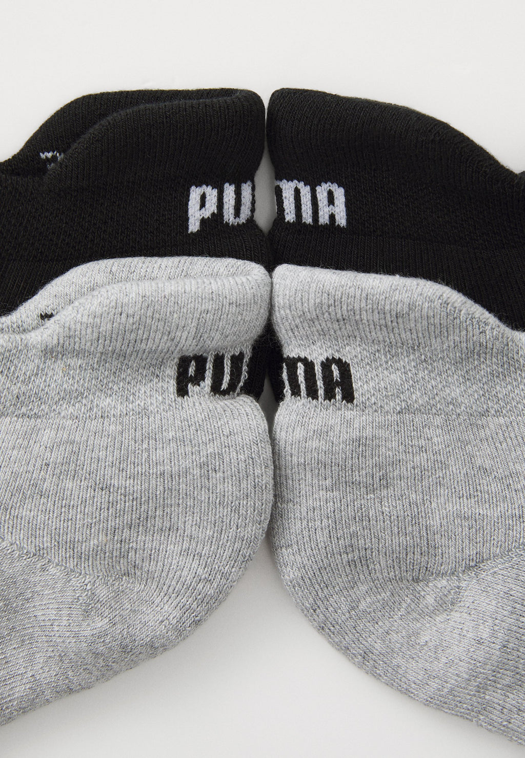LOT DE 4 PAIRES DE CHAUSSETTES DE SPORT AMORTIES POUR FEMME - Chaussettes de sport - gris chiné/noir