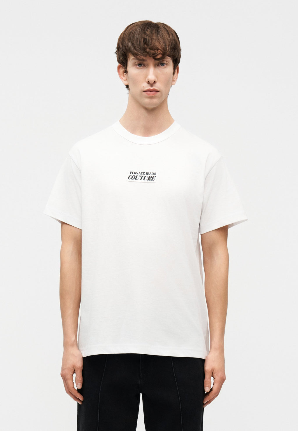 PATCH SQUARE - Basic T-shirt - white