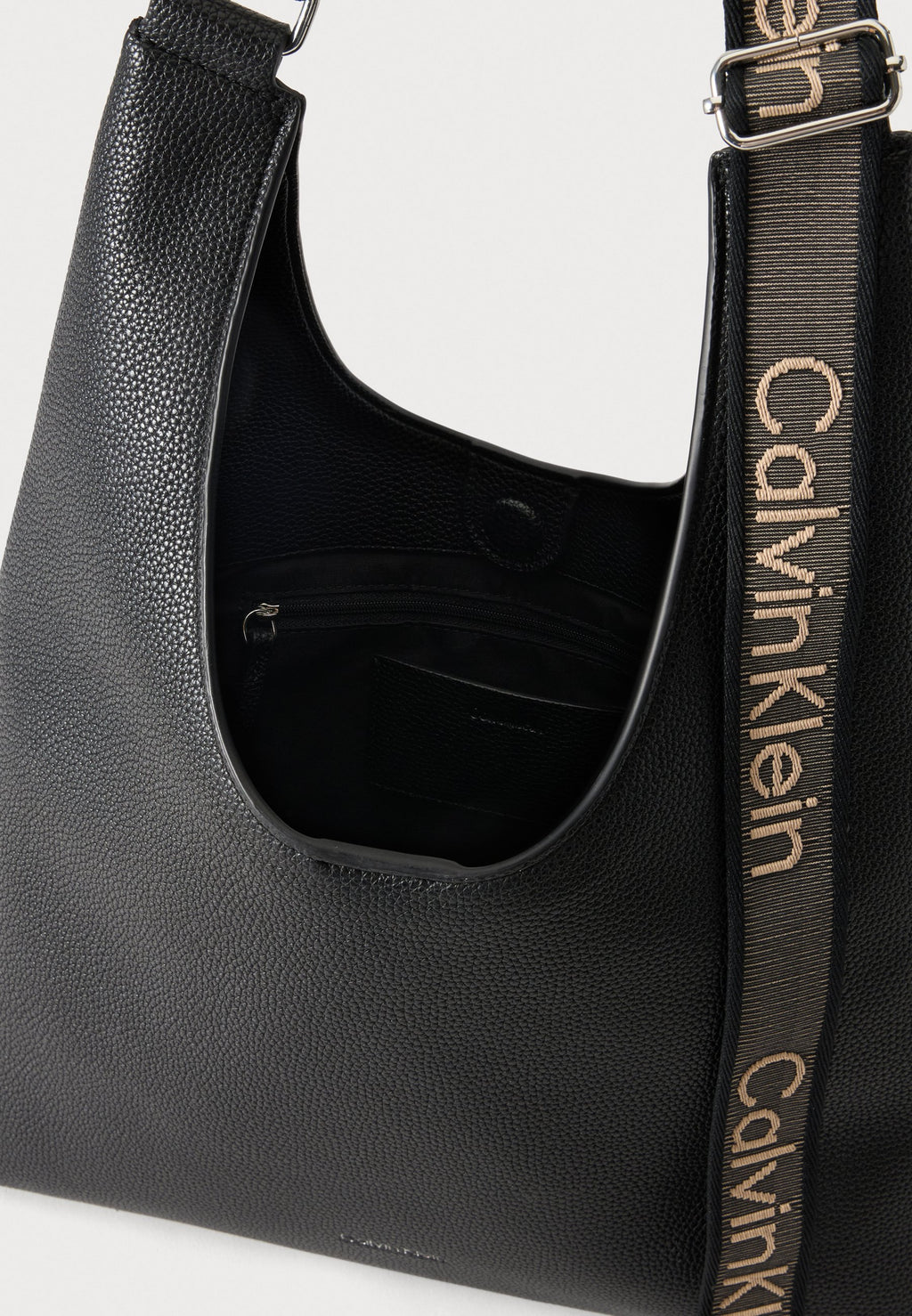 WEBBING STRAP LARGE SHOULDER - Handbag - black