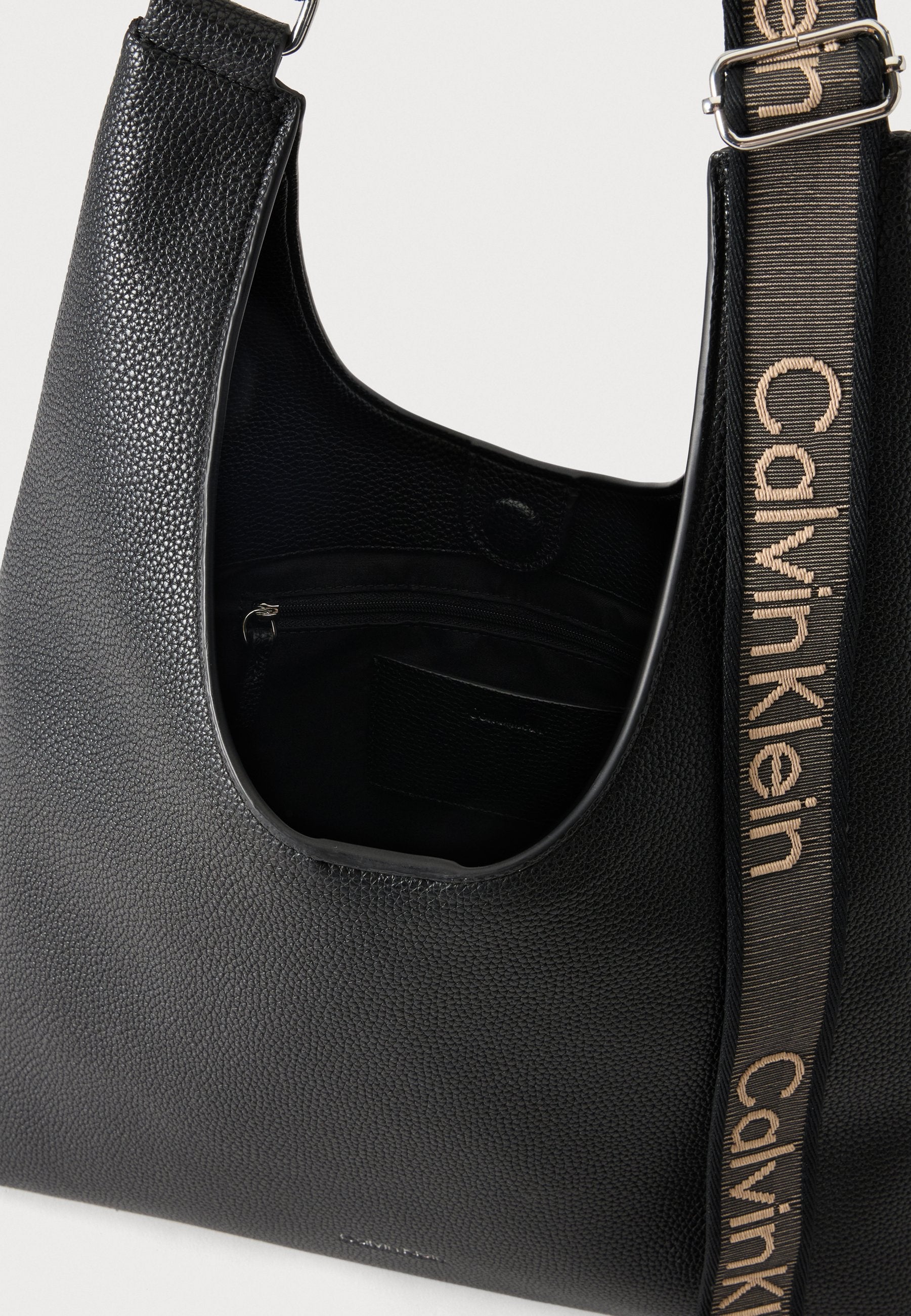 WEBBING STRAP LARGE SHOULDER - Handbag - black