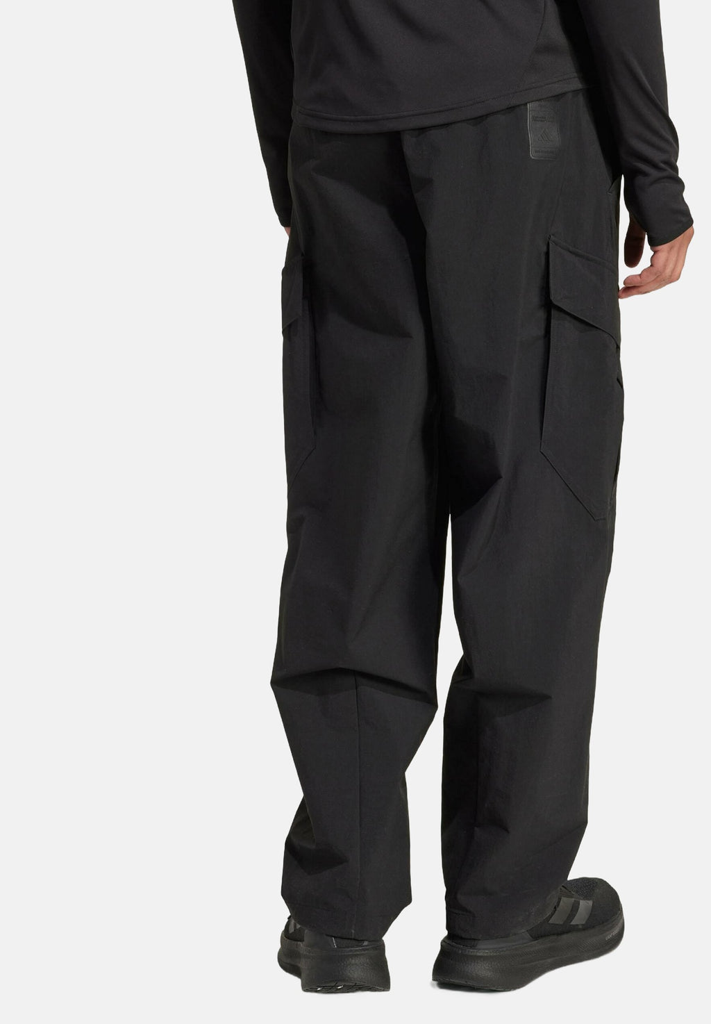 AMG PETRONAS FORMULA ONE MECHANICS LOOSE - Cargo trousers - black   reflective silver