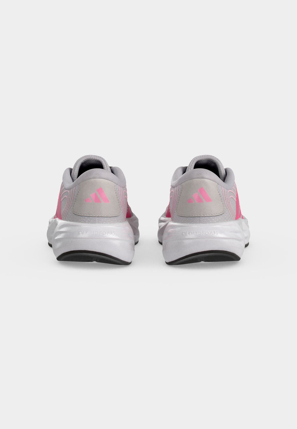 GALAXY 8 J UNISEX - Road running shoes - solid grey/pink fusion/clear pink