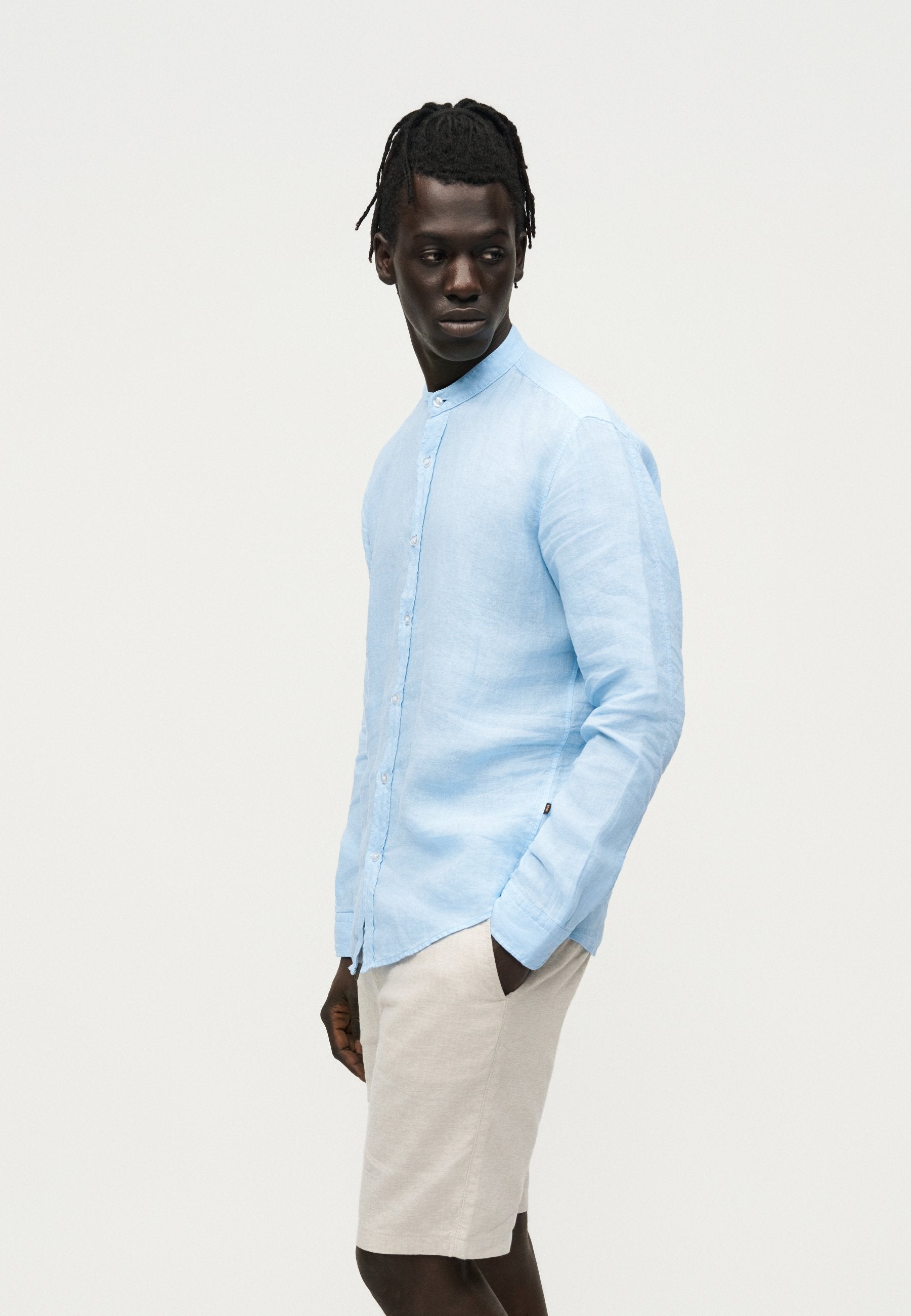 RACE - Shirt - open blue