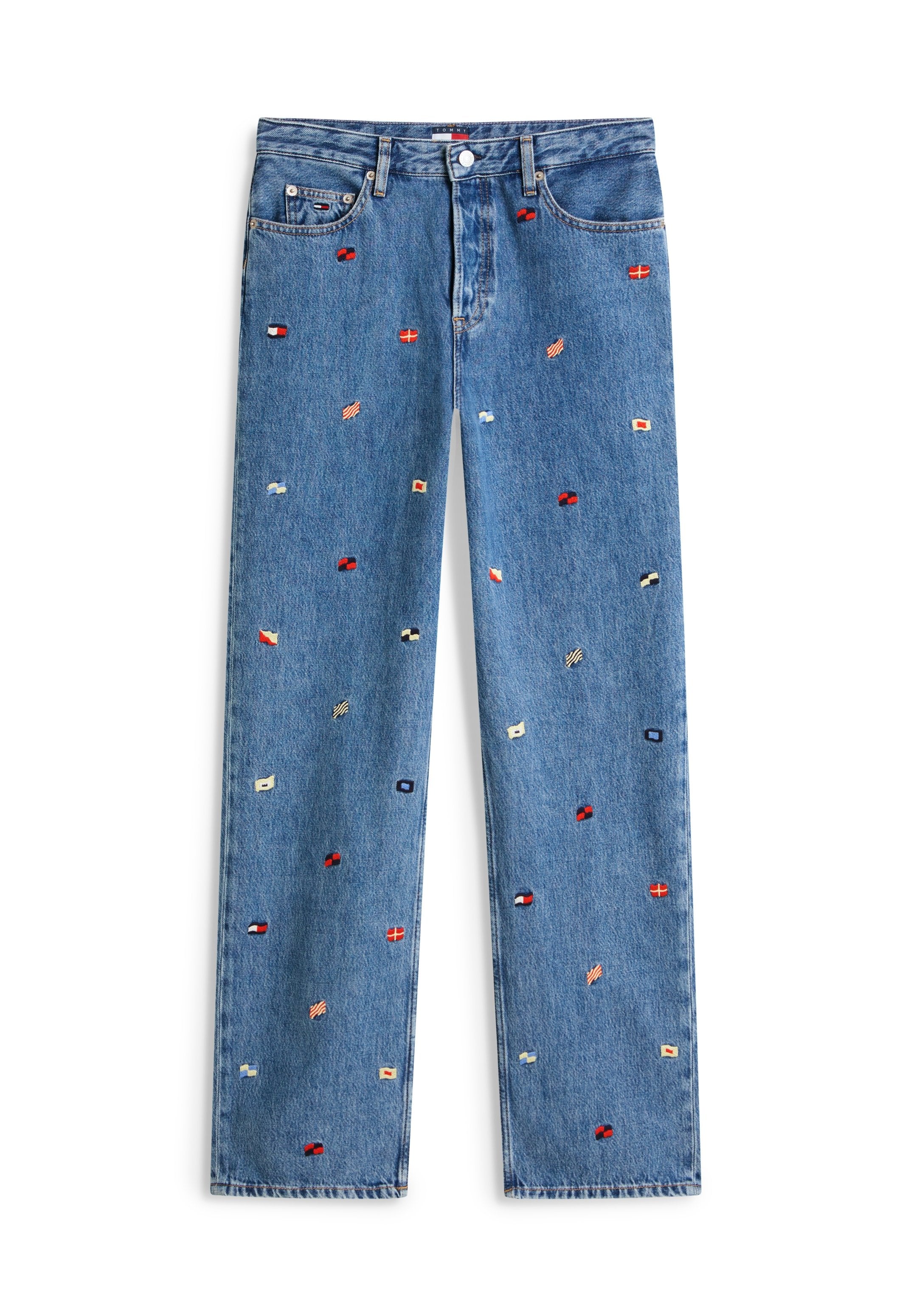 LAYLA - Düz paça jean - orta denim