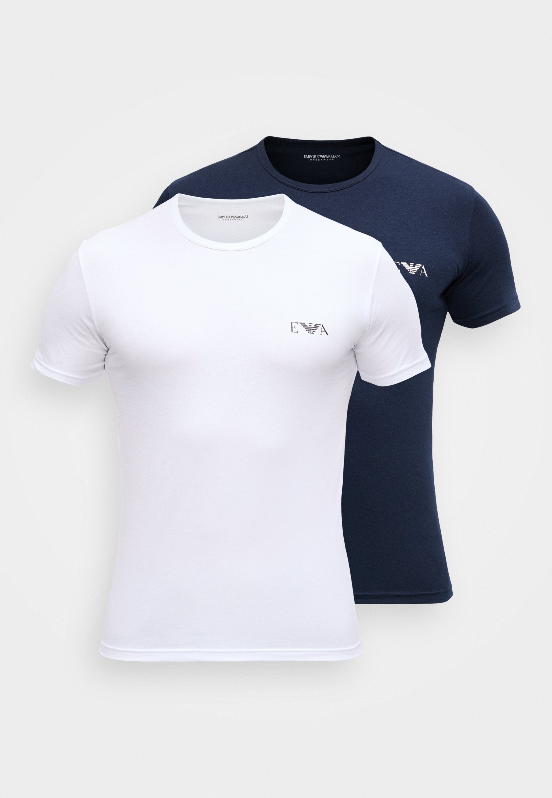 PARTE ALTA CREW NECK 2 PACK - Undershirt - blue/white