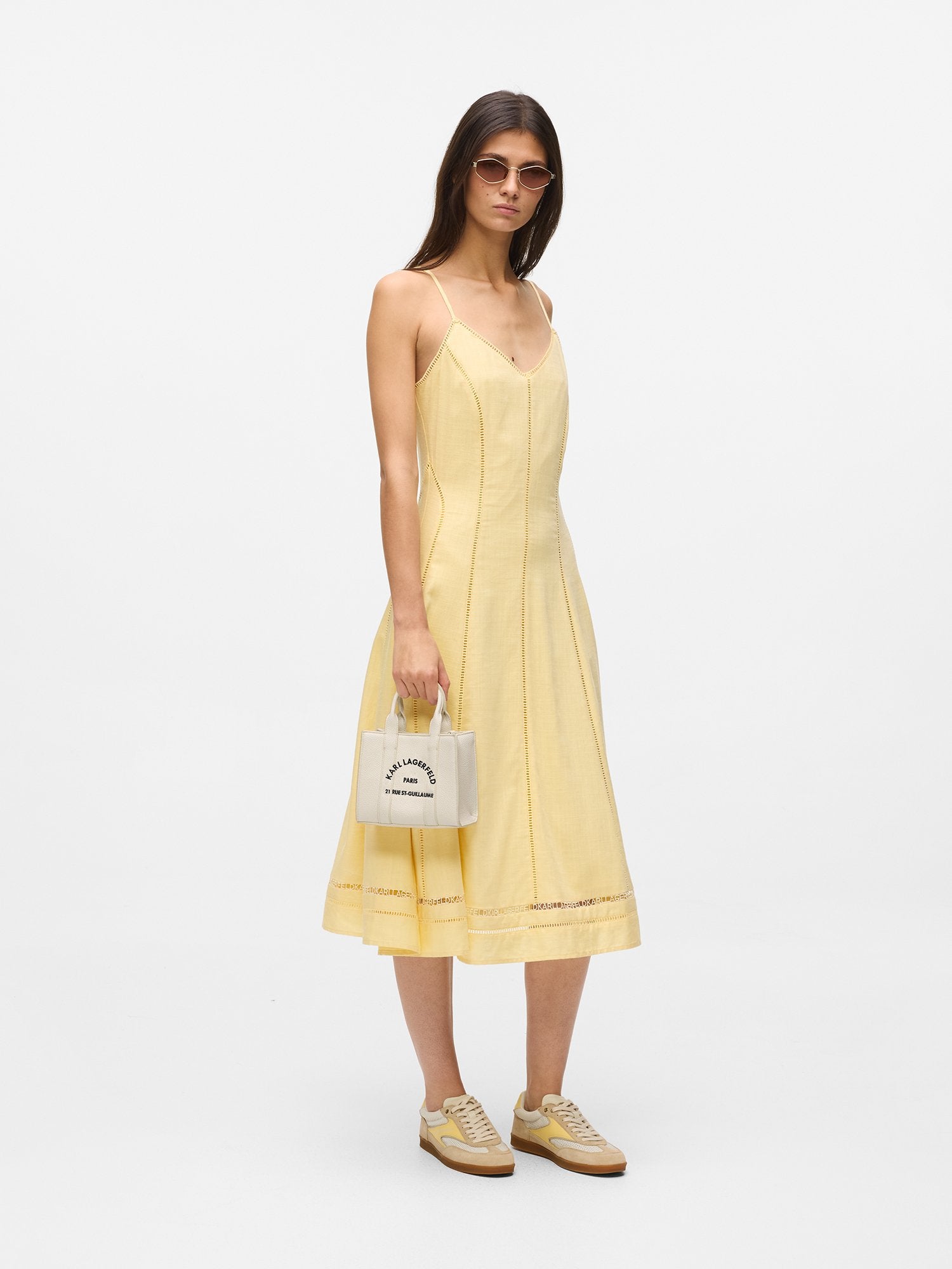 SQUARE - Handbag - off white