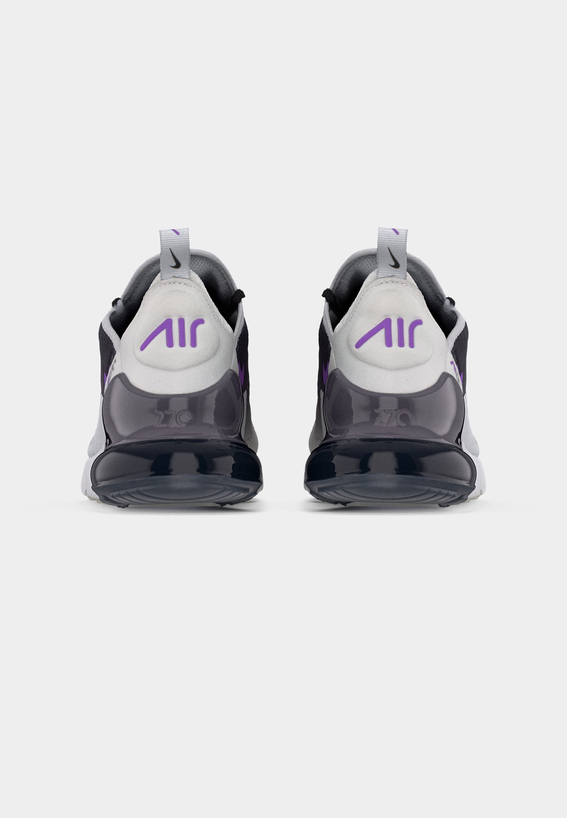 AIR MAX 270 UNISEX - Trainers - photon dust/bright violet/black/pencil point