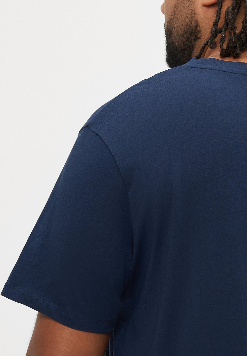 BRANDON TEE CREW NECK - Print T-shirt - navy