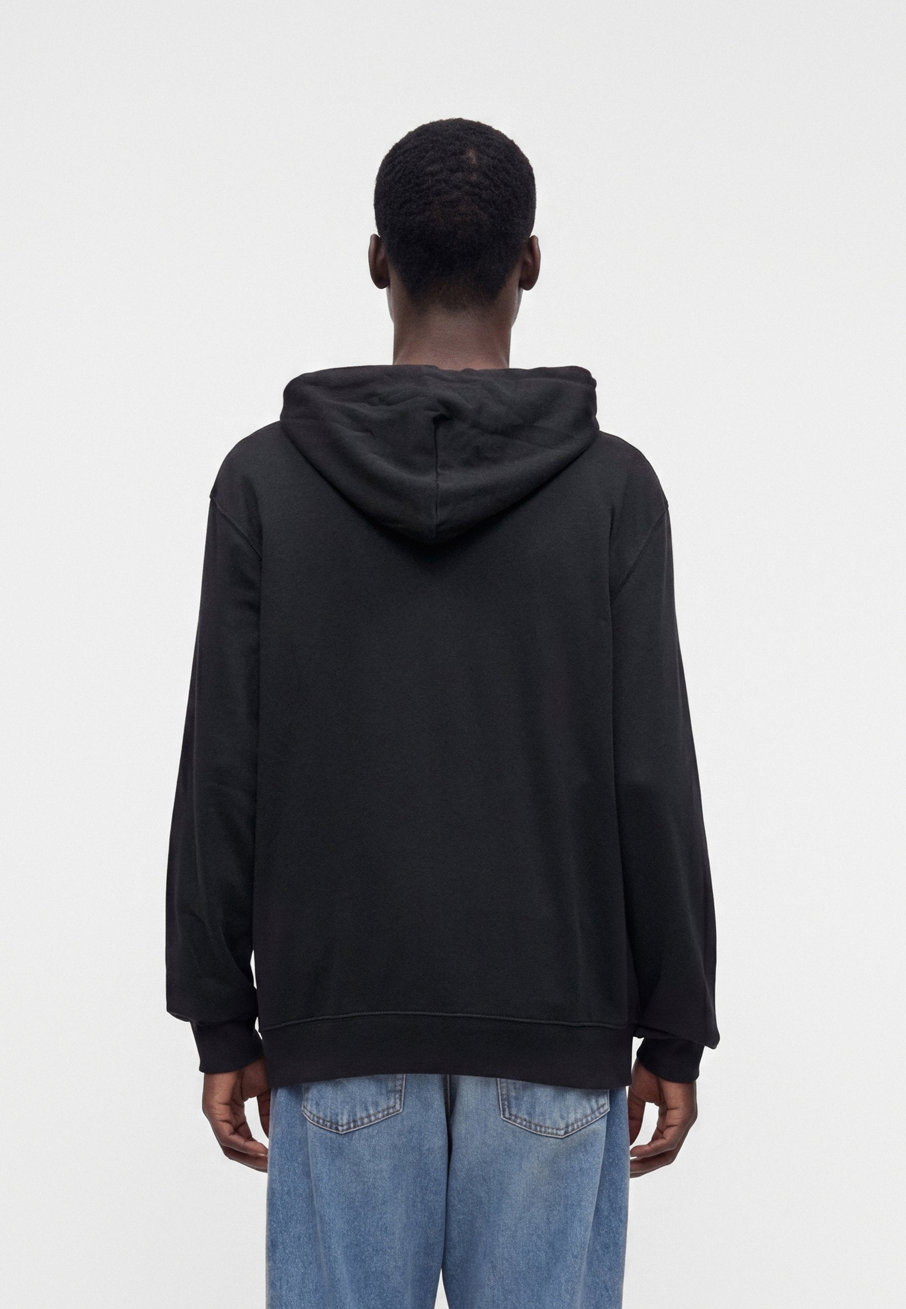 Zip-up sweatshirt - moonless night