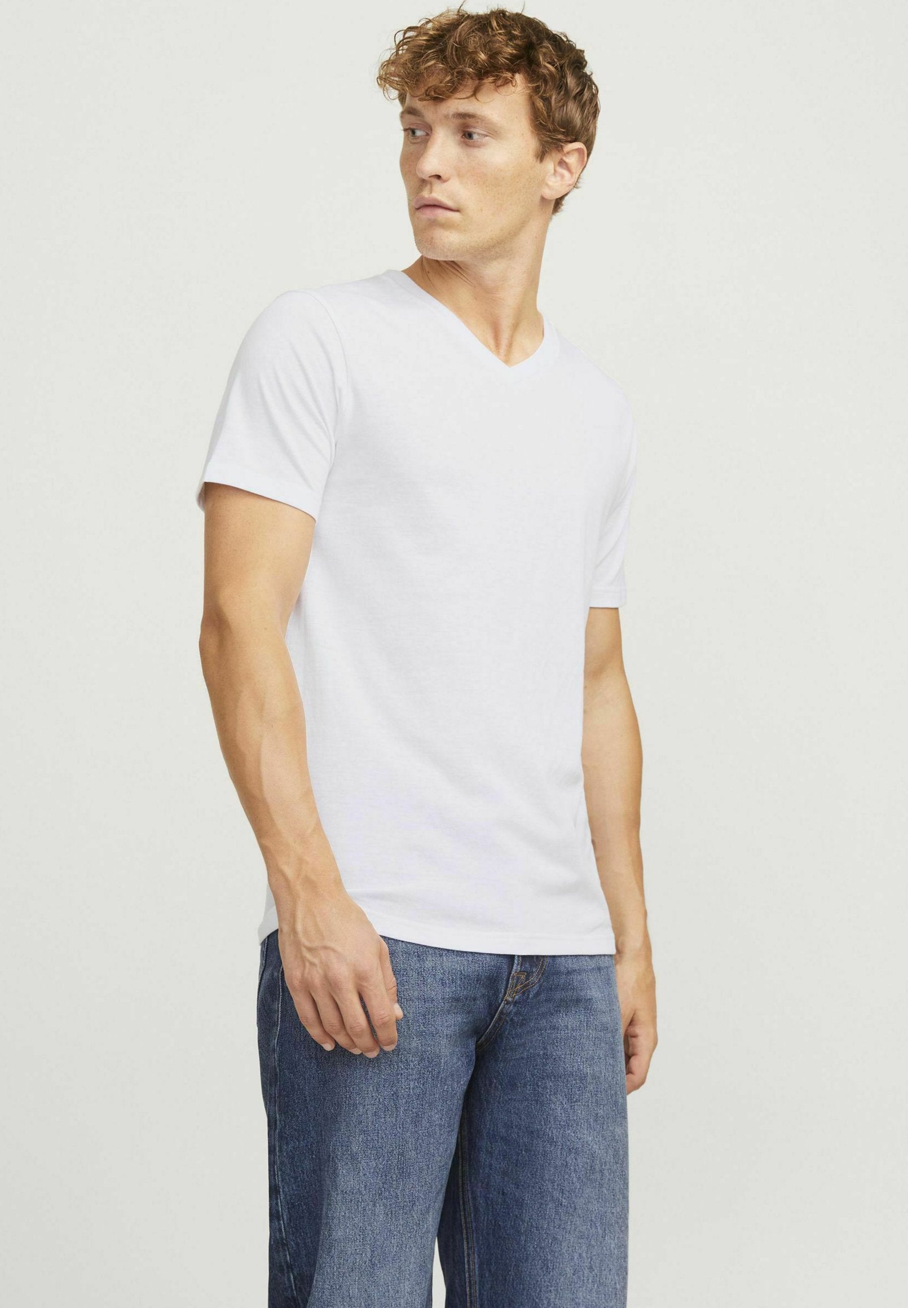 3-pack Plain - Basic T-shirt - white