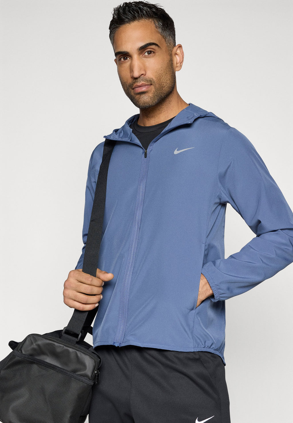FORM - Windbreaker - diffused blue/reflective silver-coloured
