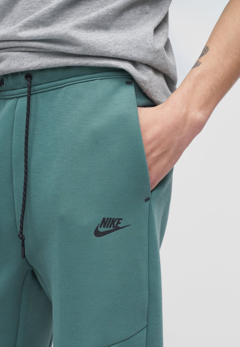 PANT - Tracksuit bottoms - mineral slate/black