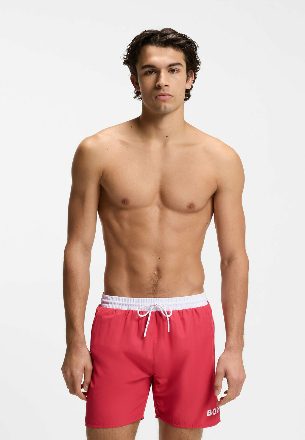 STARFISH - Swimming shorts - dark red nine