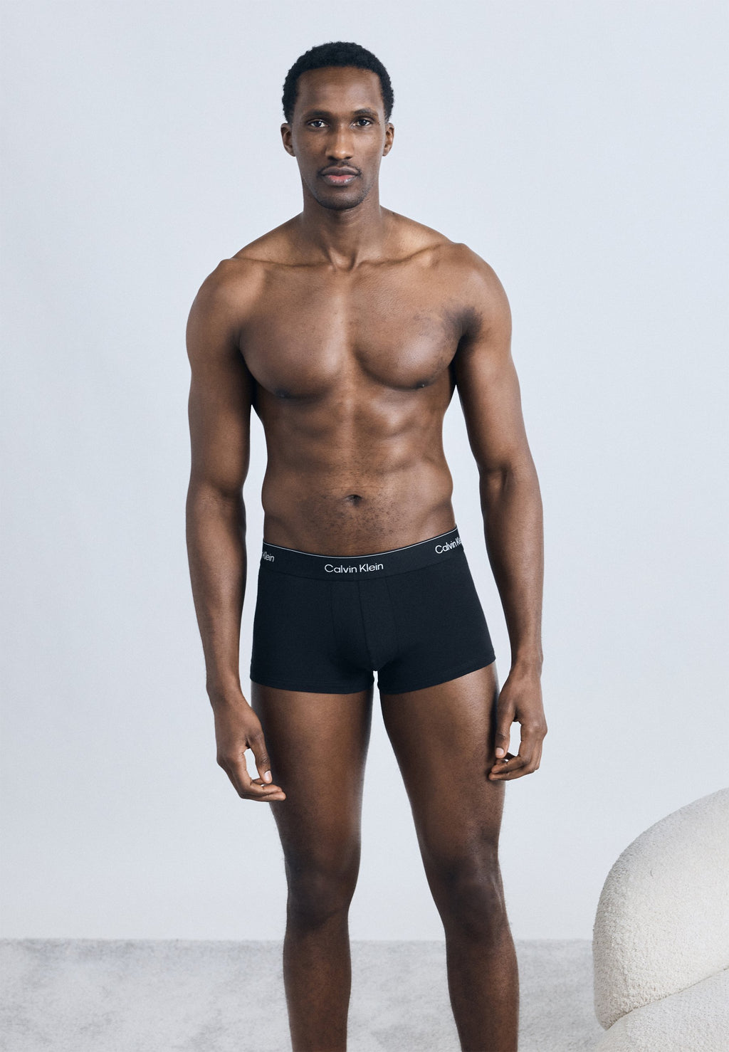 LOW RISE TRUNK 7 PACK ICON COTTON STRETCH - Trunks - black