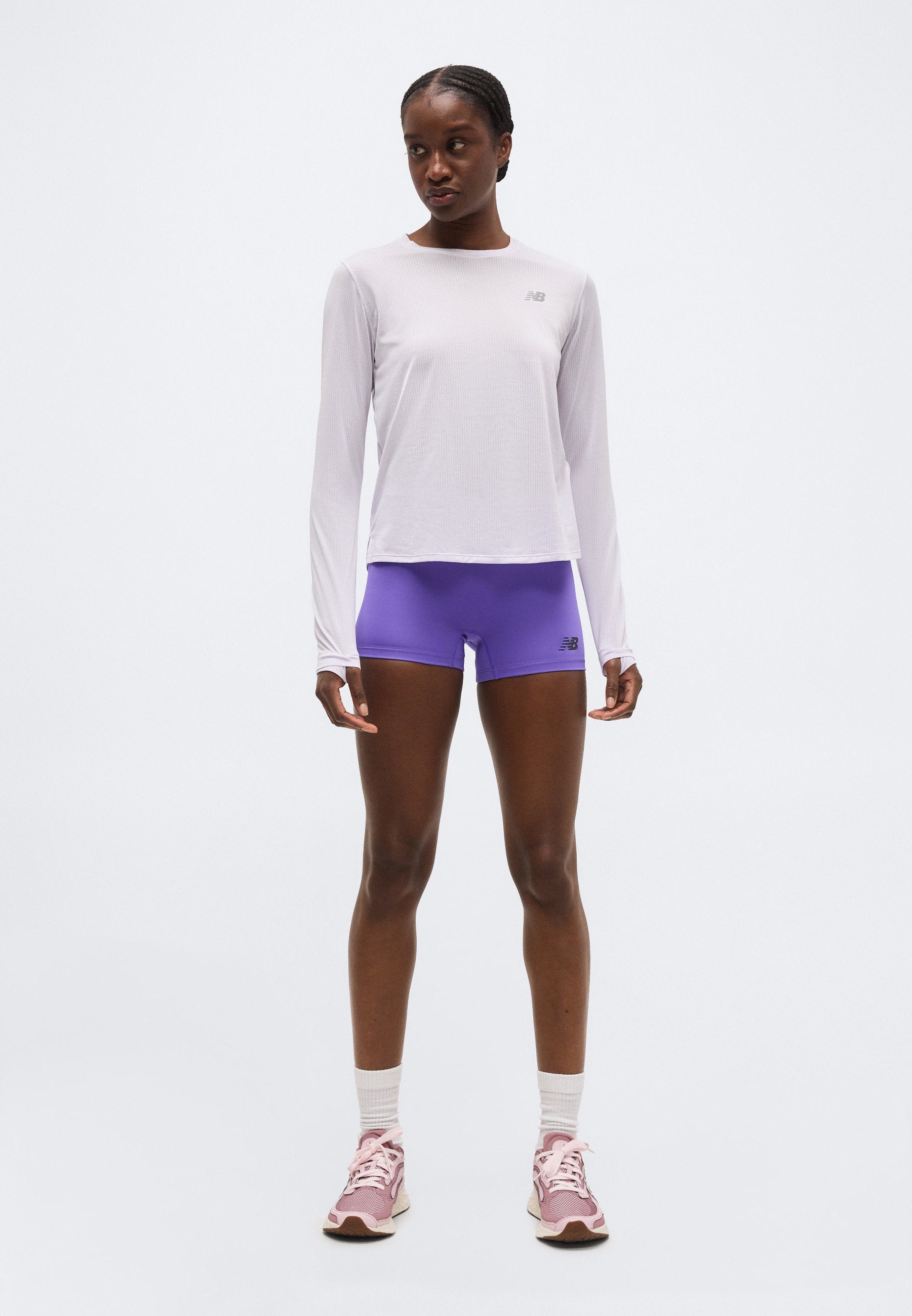FAST DAYS HOT SHORT - Short running tights - electric purple