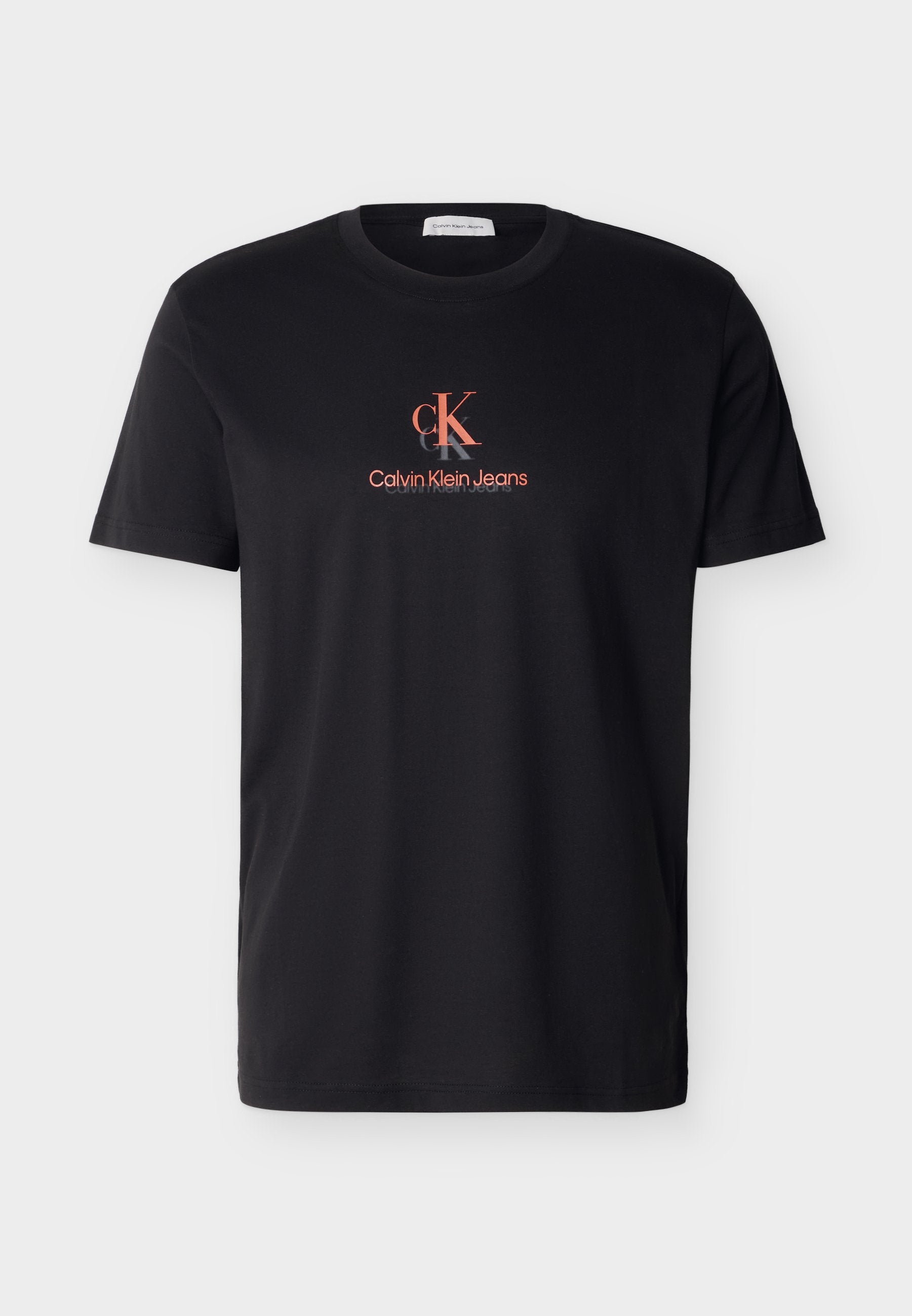SHADOW LOGO TEE - Print T-shirt - black