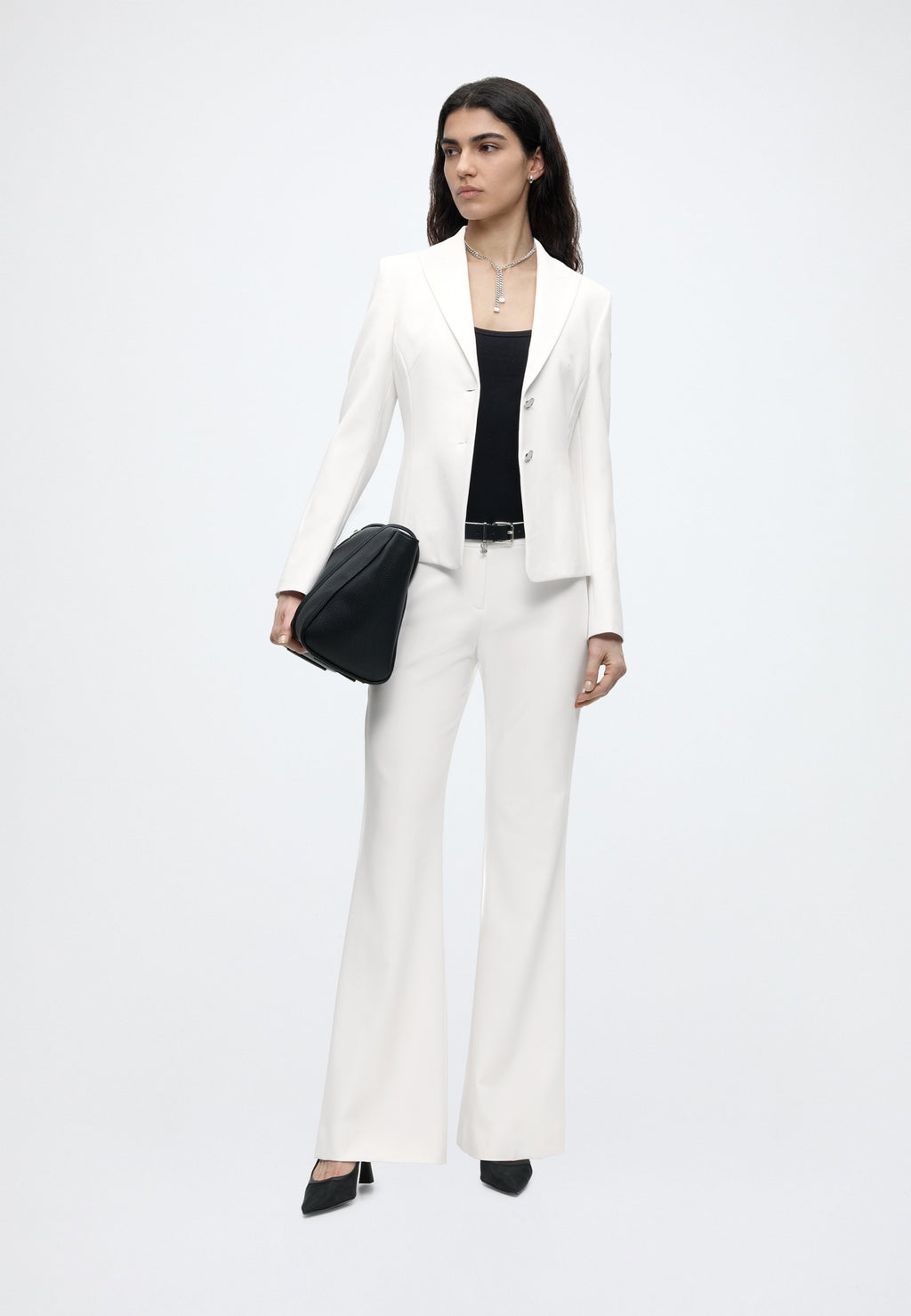 HILOTINNA - Trousers - open white