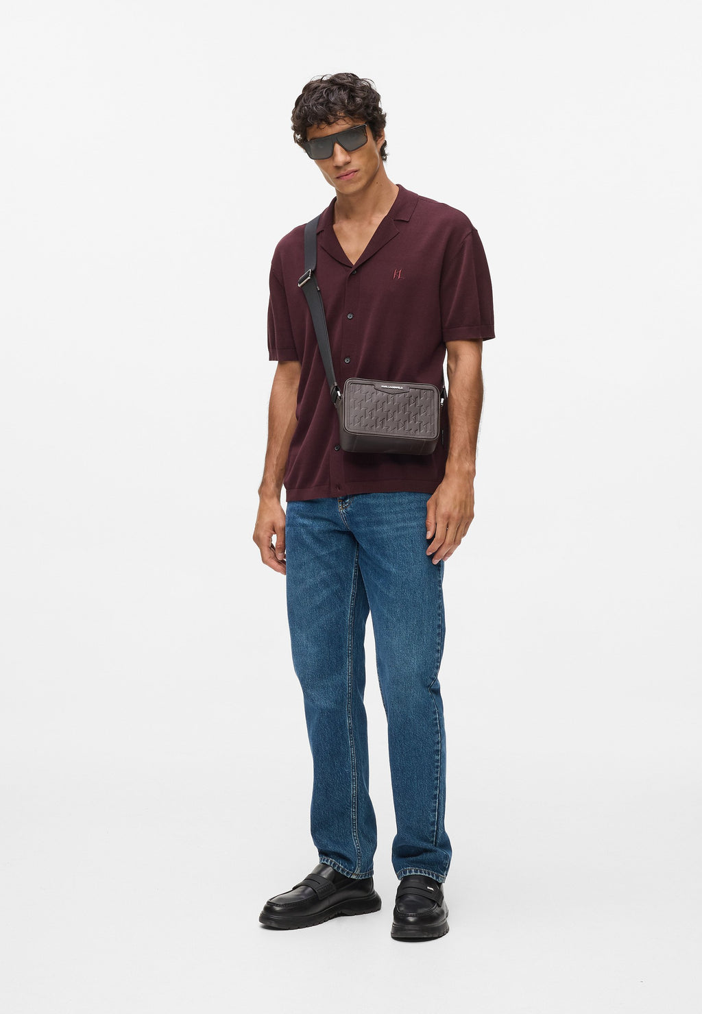 K/LOOM CAMERA - Cross body bag - fudge