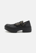 CHUCK TAYLOR ALL STAR LUGGED HEEL MARY JANE PLATFORM - Plateformes à talons - black/gold