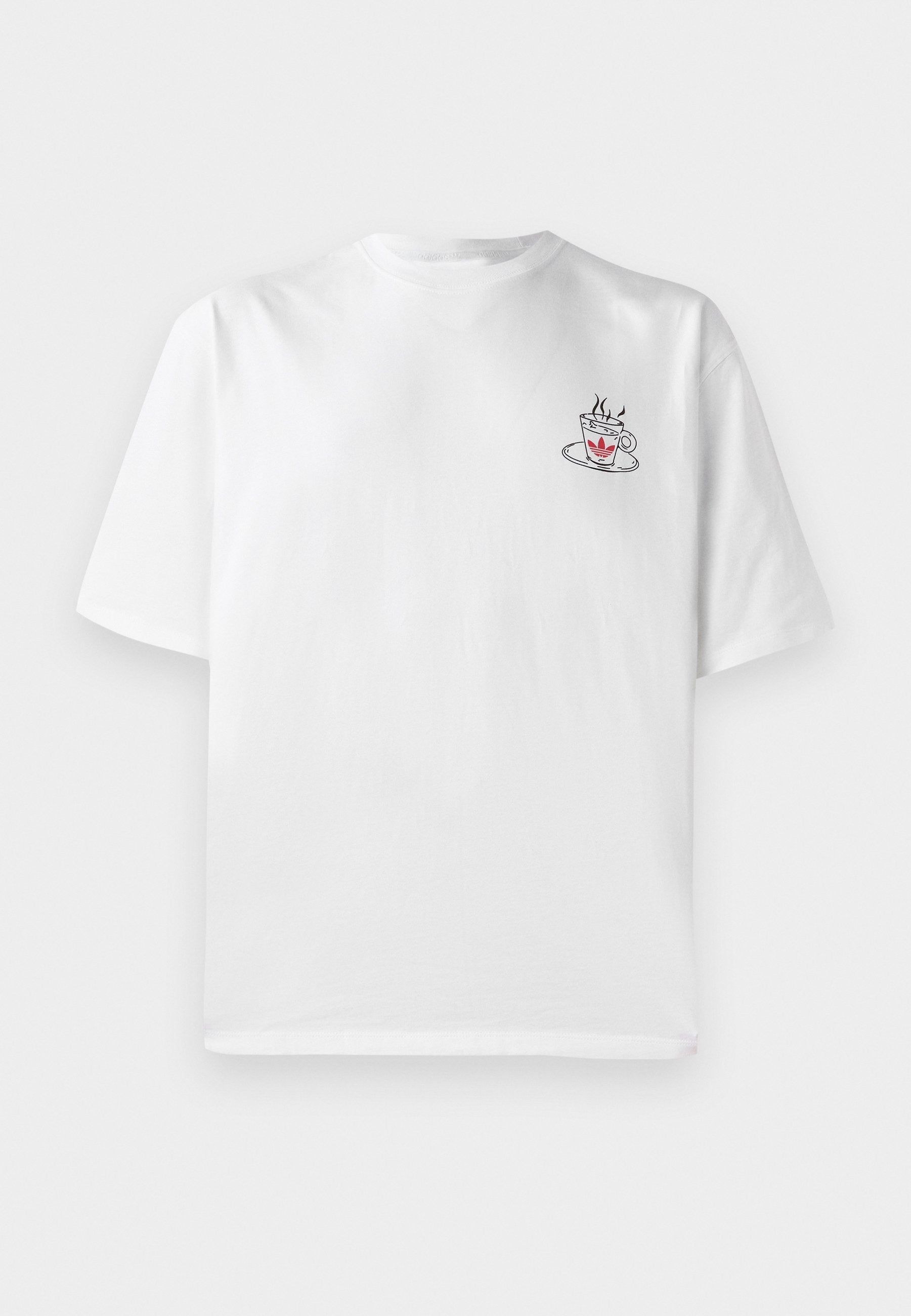 COFFEE TEE UNISEX - Print T-shirt - white